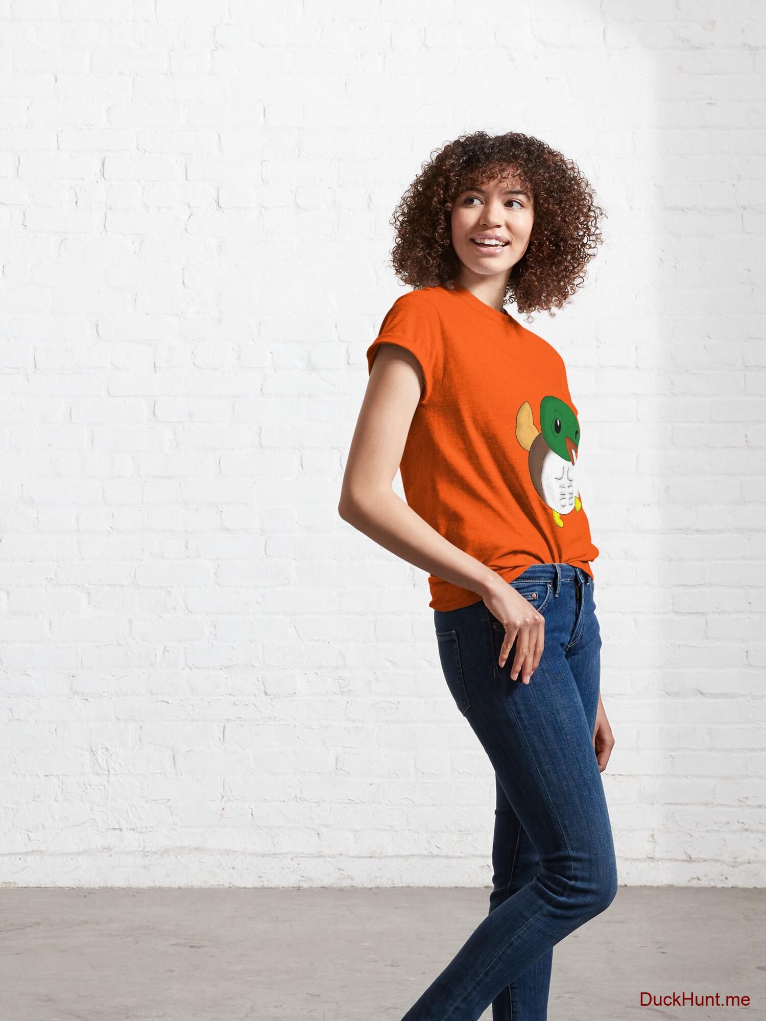 Super duck Orange Classic T-Shirt (Front printed) alternative image 5