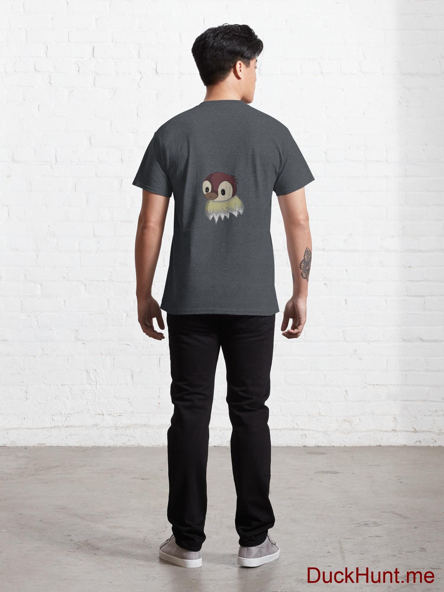 Ghost Duck (fogless) Denim Heather Classic T-Shirt (Back printed) alternative image 3