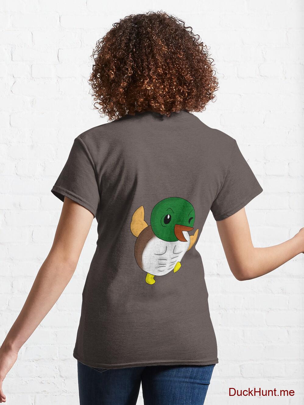 Super duck Dark Grey Classic T-Shirt (Back printed) alternative image 4