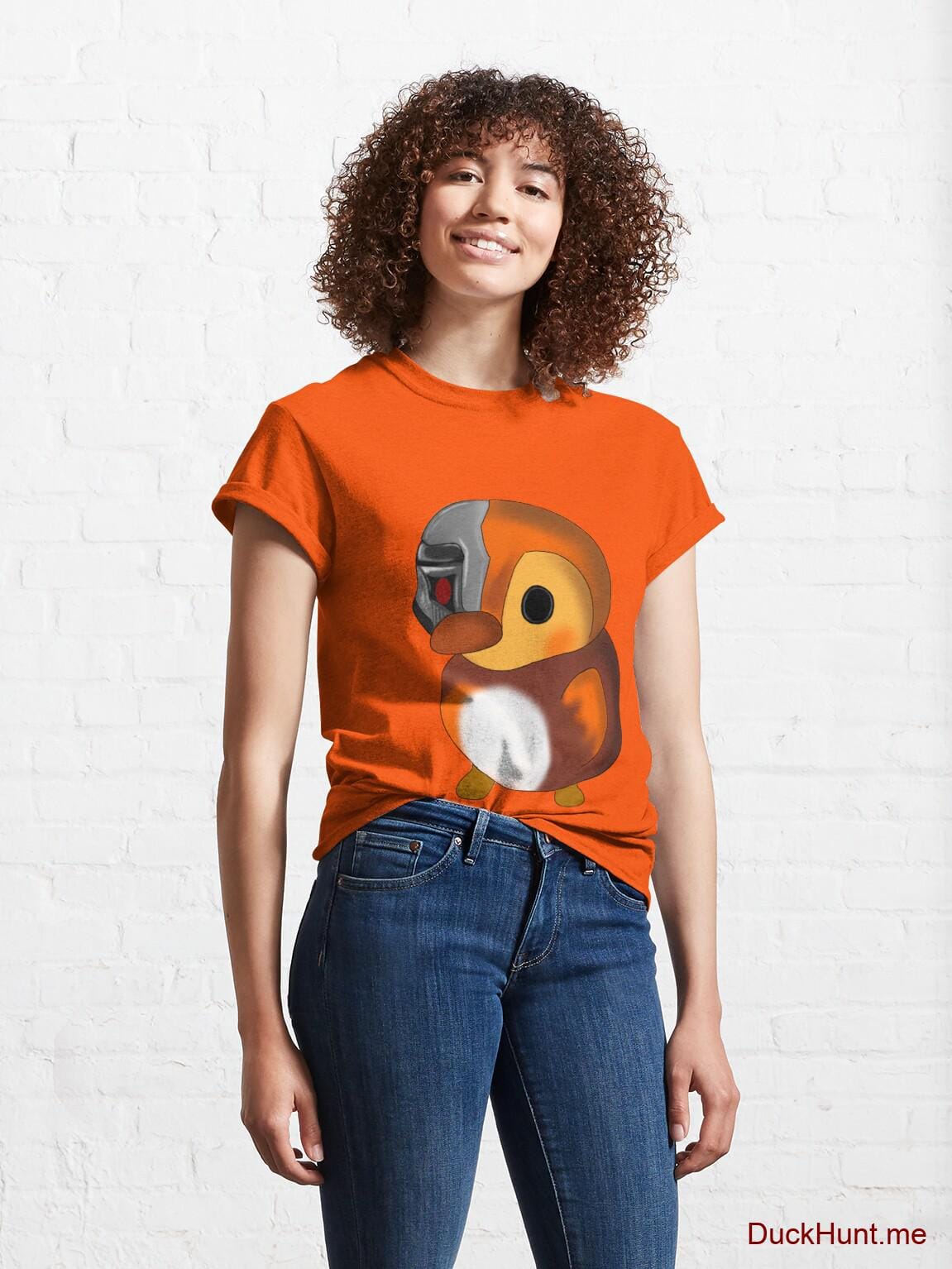 Mechanical Duck Orange Classic T-Shirt (Front printed) alternative image 3
