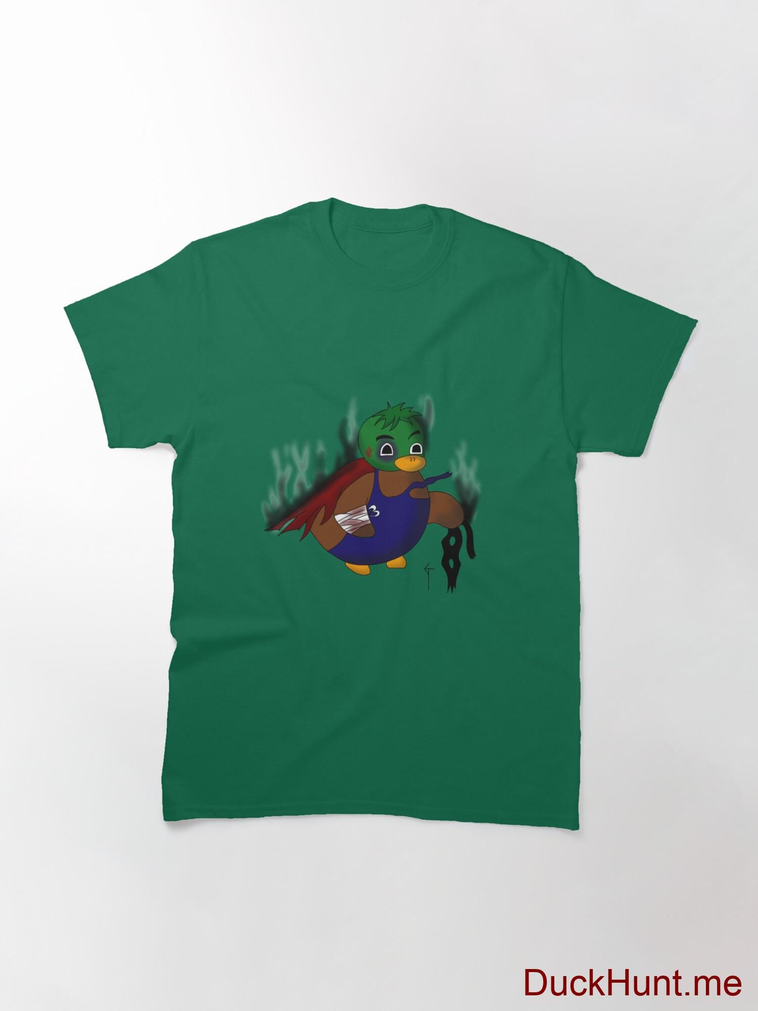 Dead Boss Duck (smoky) Green Classic T-Shirt (Front printed) alternative image 2