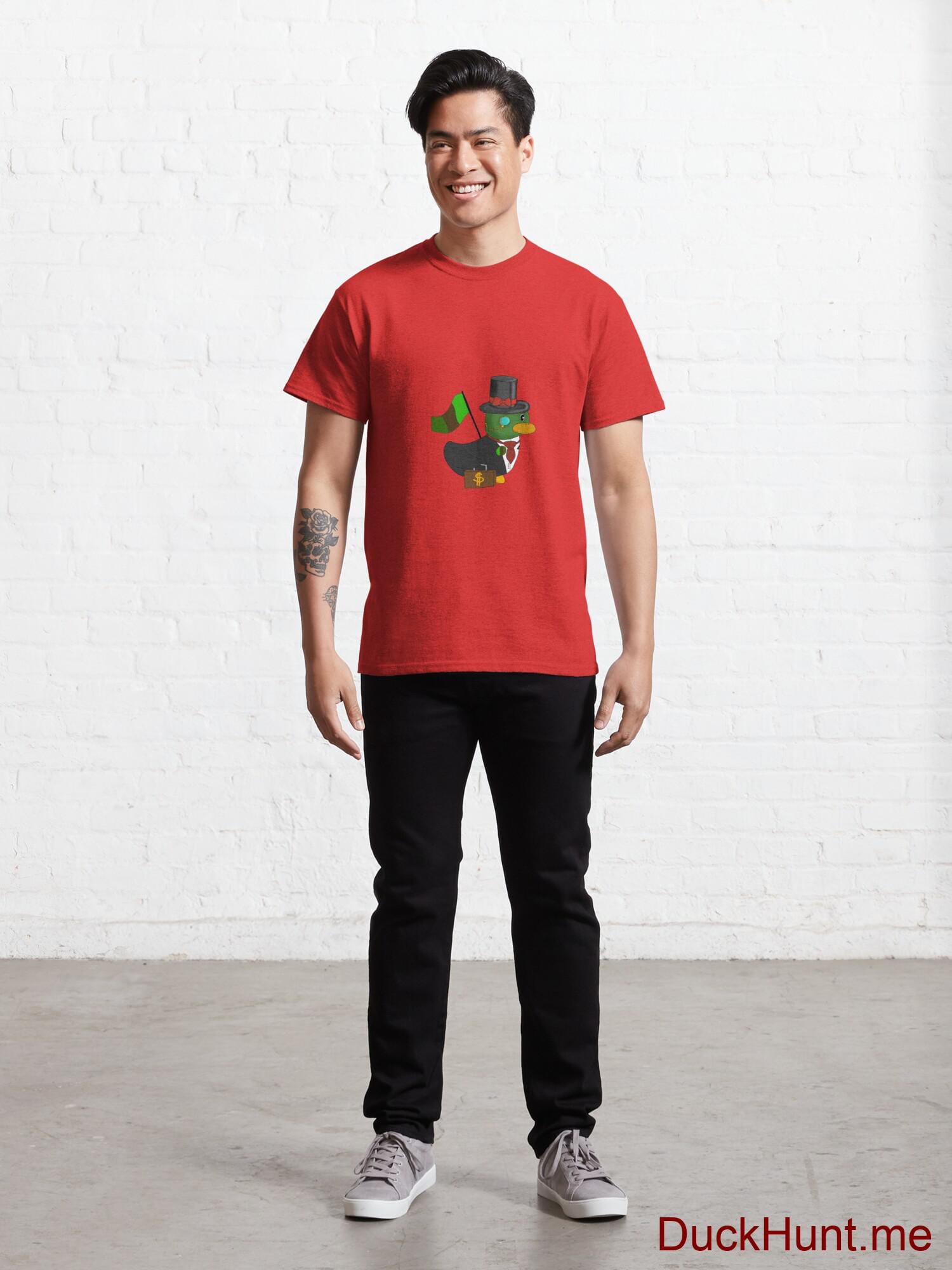 Golden Duck Red Classic T-Shirt (Front printed) alternative image 6