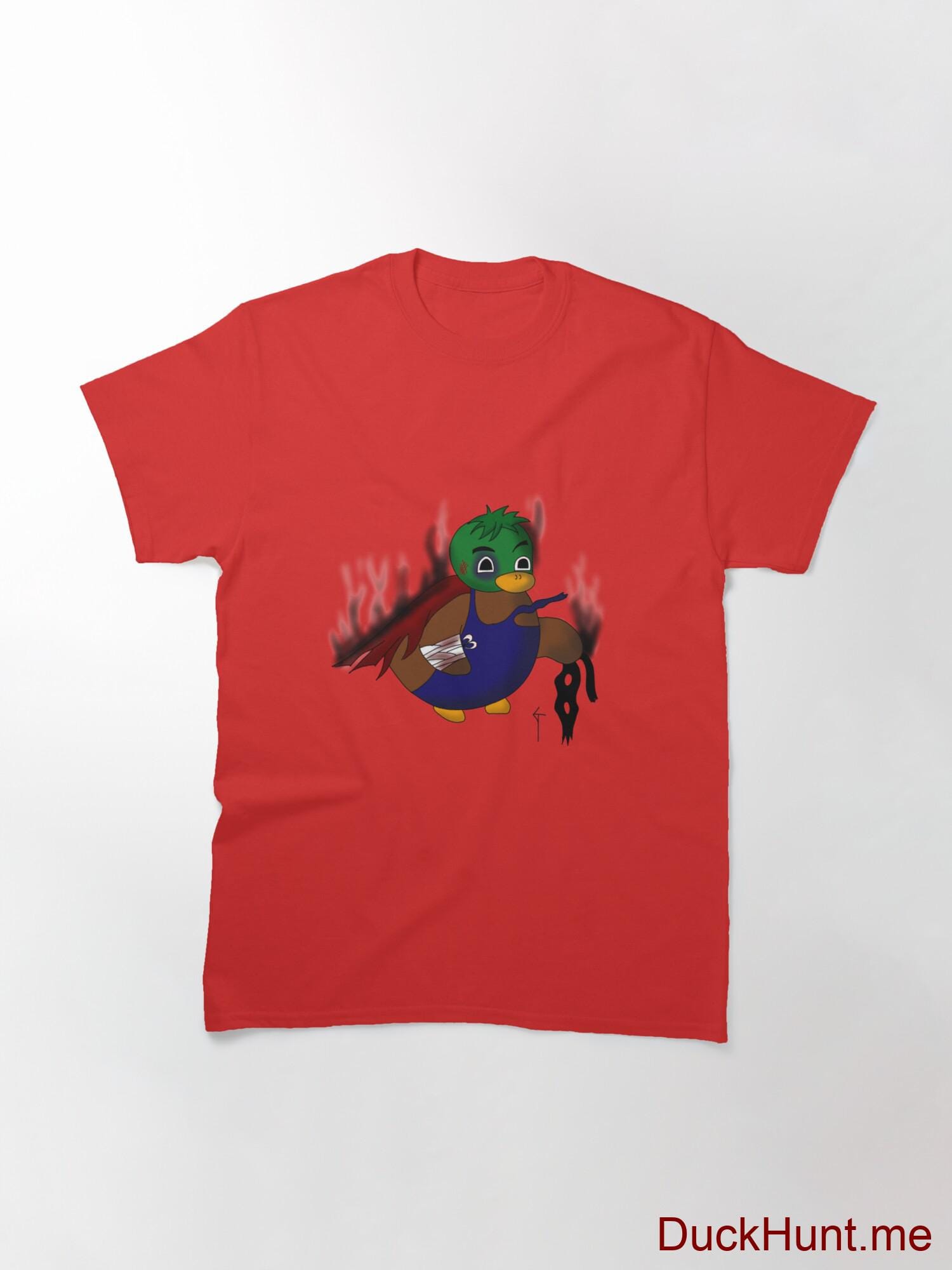 Dead Boss Duck (smoky) Red Classic T-Shirt (Front printed) alternative image 2