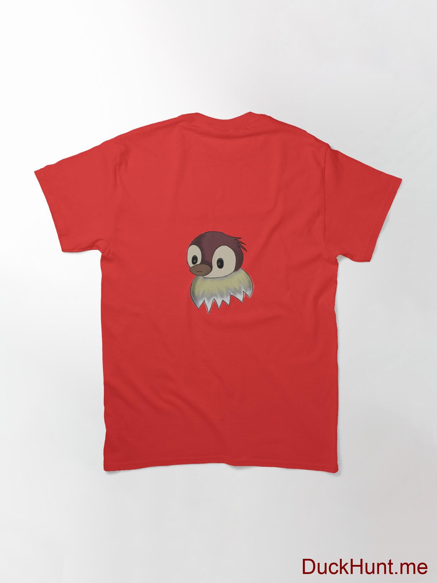 Ghost Duck (fogless) Red Classic T-Shirt (Back printed) alternative image 1