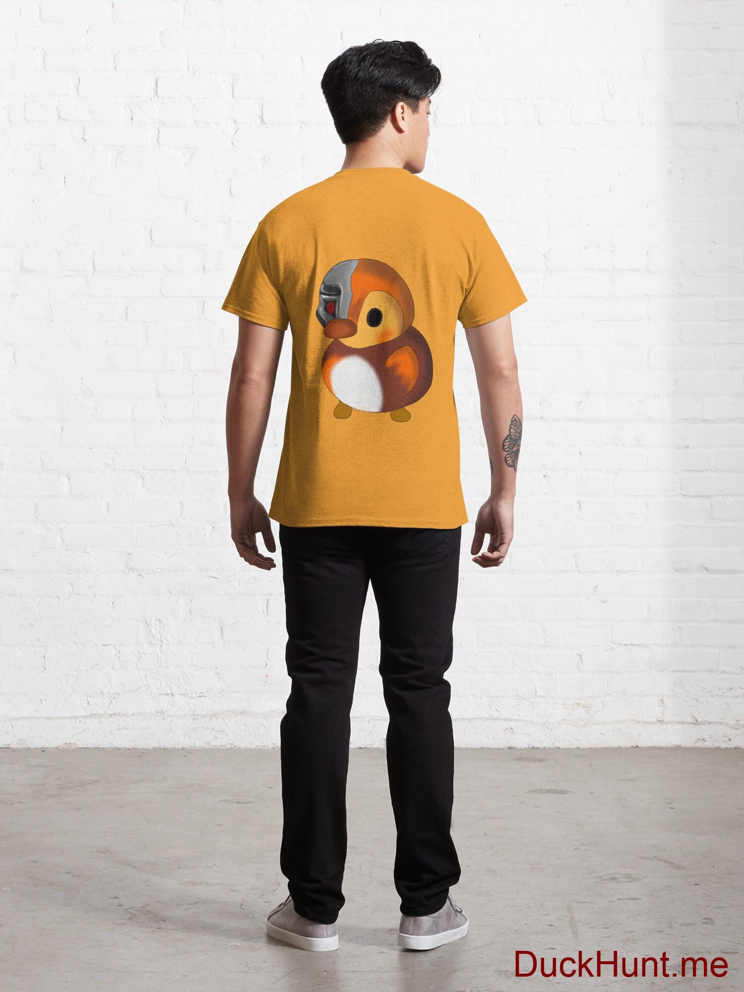 Mechanical Duck Gold Classic T-Shirt (Back printed) alternative image 3