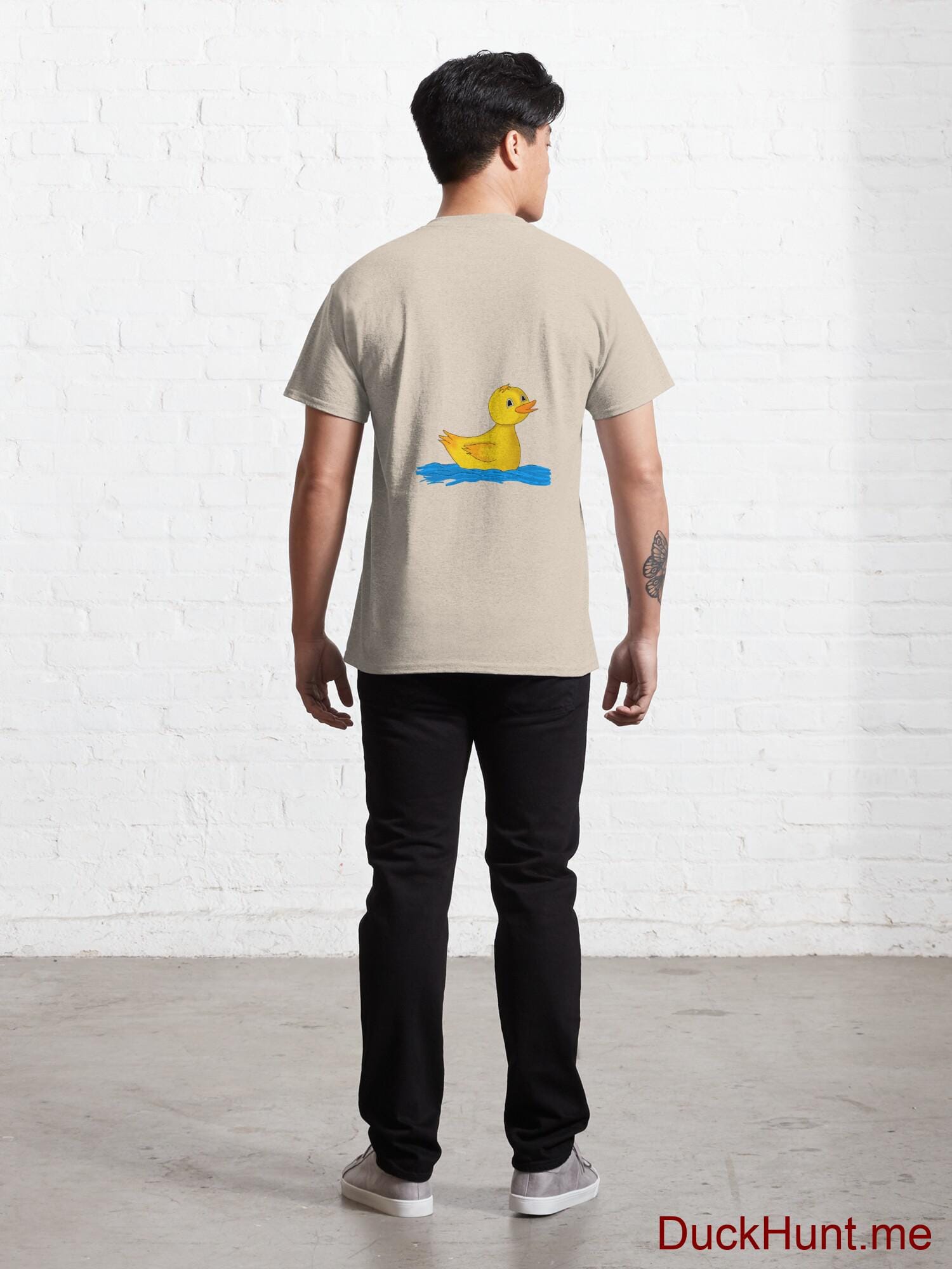 Plastic Duck Creme Classic T-Shirt (Back printed) alternative image 3
