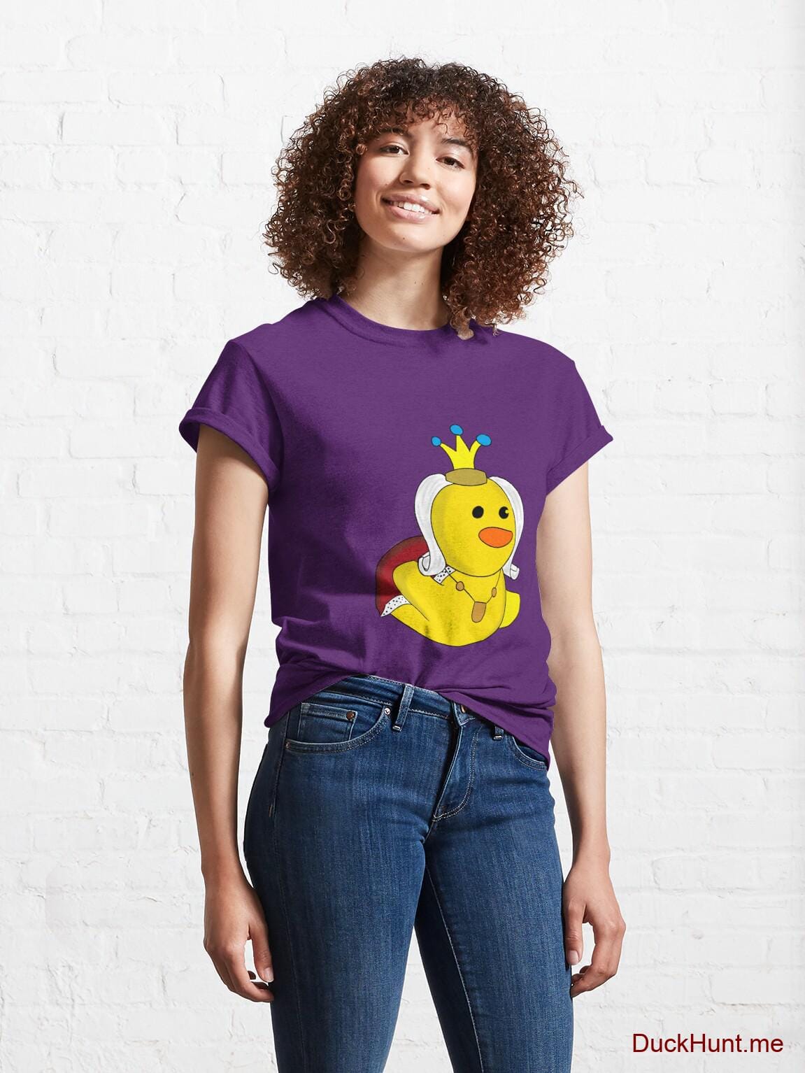 Royal Duck Purple Classic T-Shirt (Front printed) alternative image 3