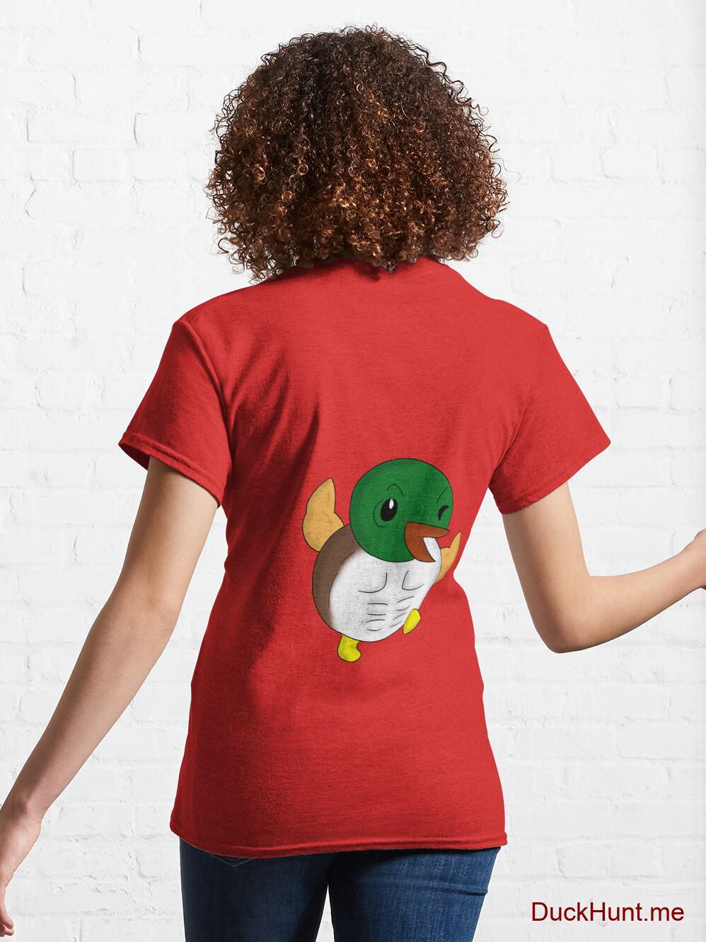 Super duck Red Classic T-Shirt (Back printed) alternative image 4