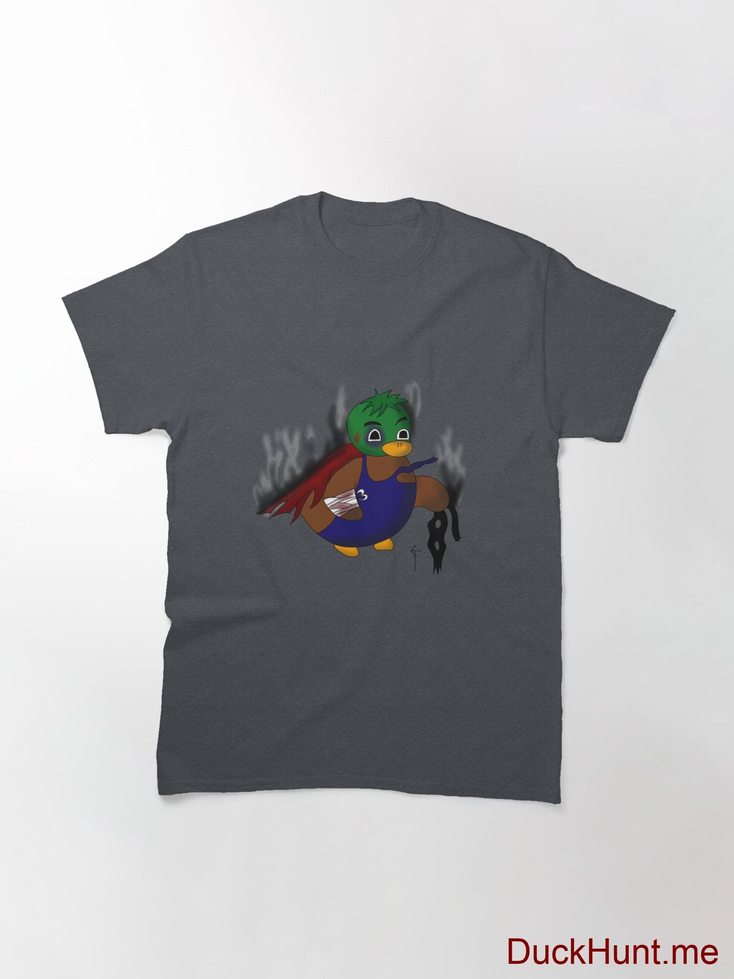 Dead Boss Duck (smoky) Denim Heather Classic T-Shirt (Front printed) alternative image 2