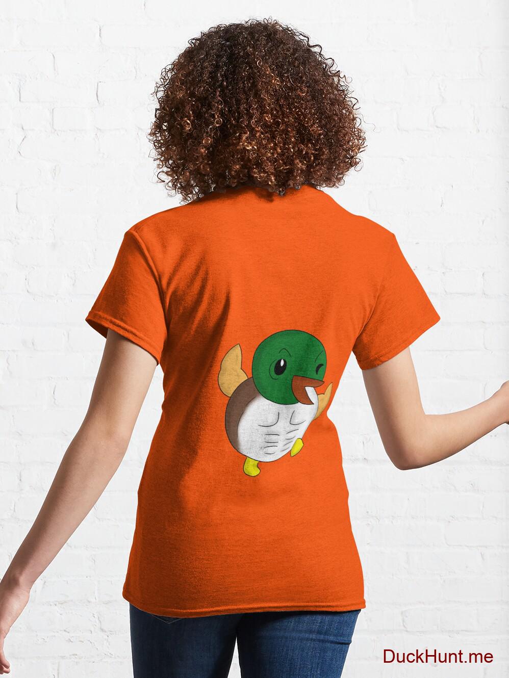 Super duck Orange Classic T-Shirt (Back printed) alternative image 4