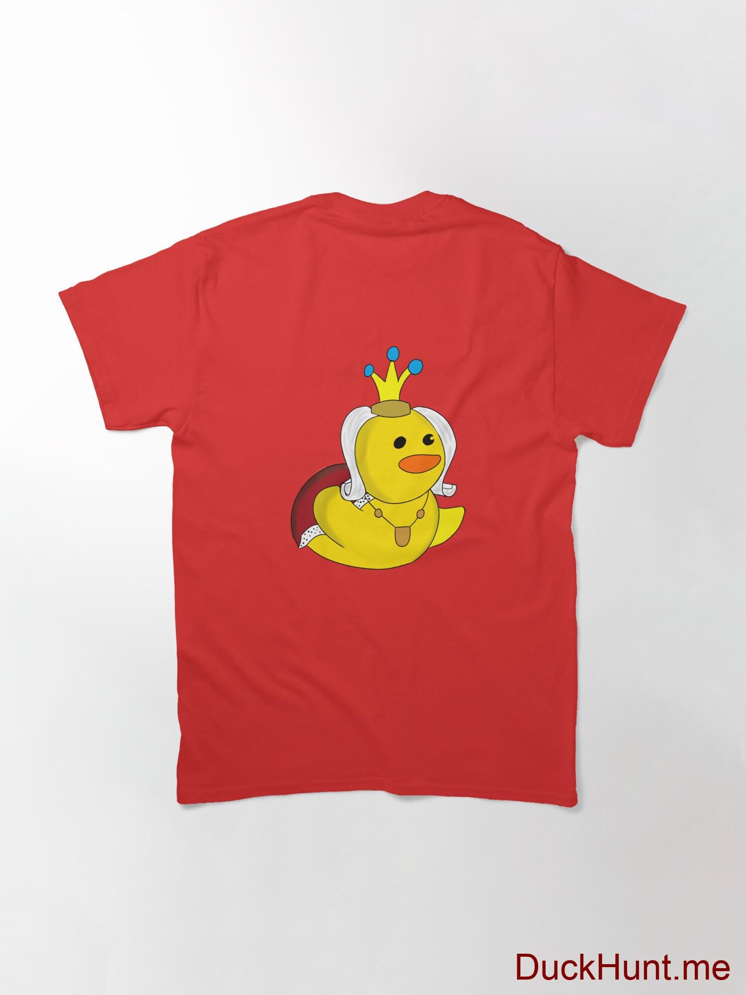 Royal Duck Red Classic T-Shirt (Back printed) alternative image 1