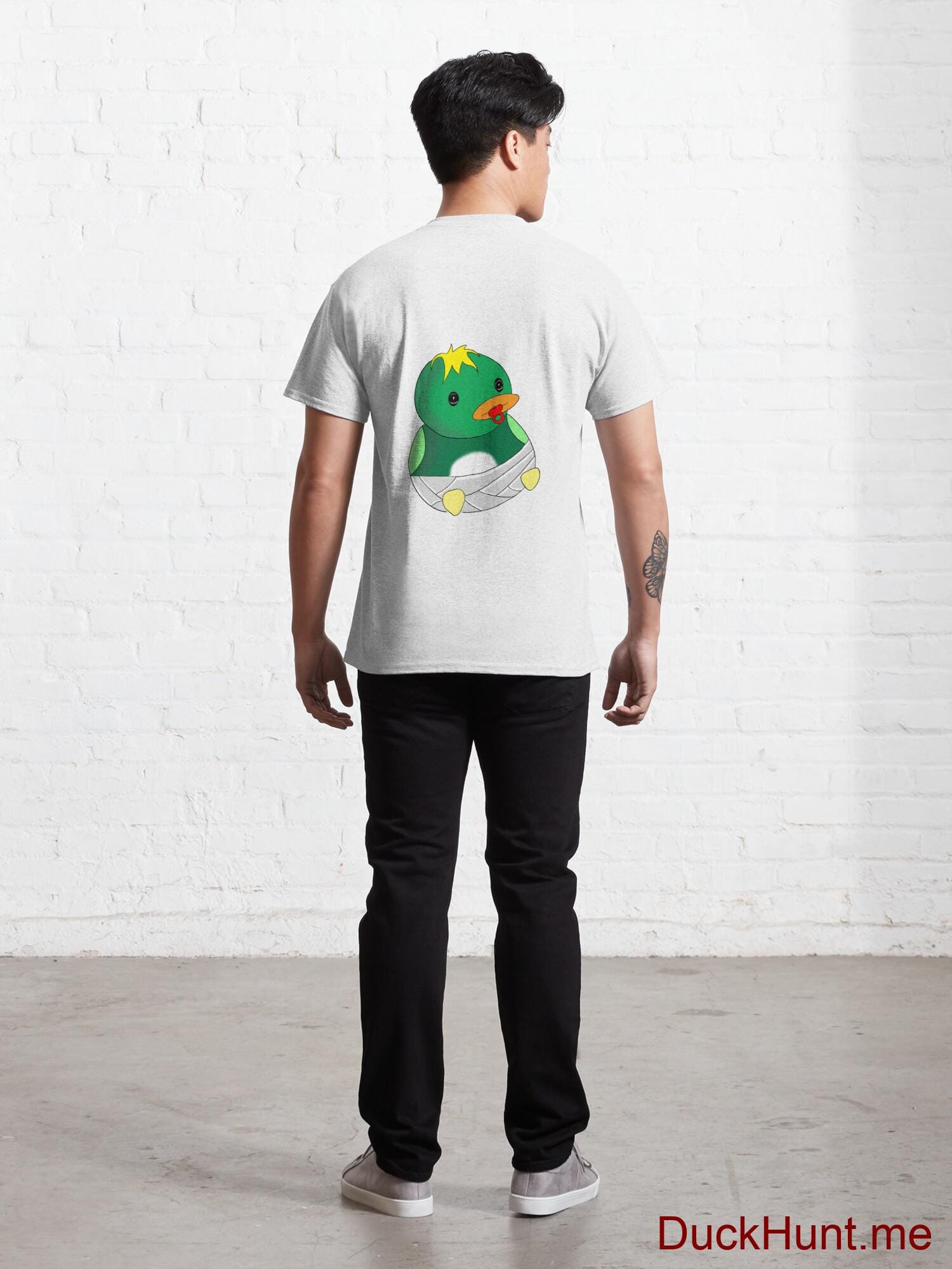 Baby duck White Classic T-Shirt (Back printed) alternative image 3