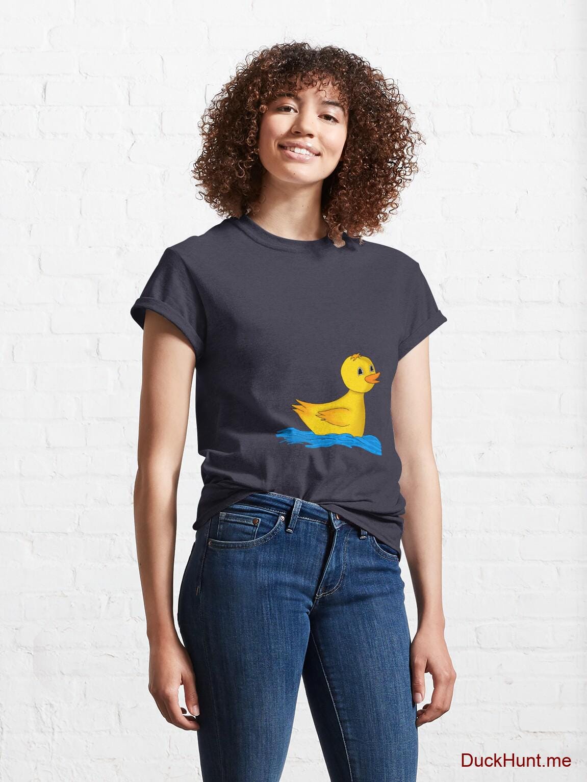 Plastic Duck Navy Classic T-Shirt (Front printed) alternative image 3
