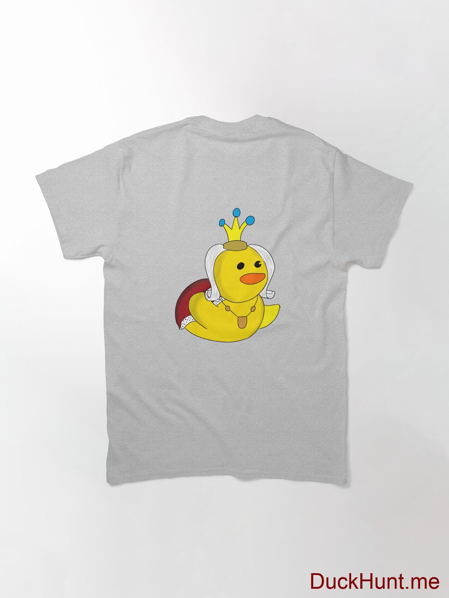 Royal Duck Heather Grey Classic T-Shirt (Back printed) alternative image 1