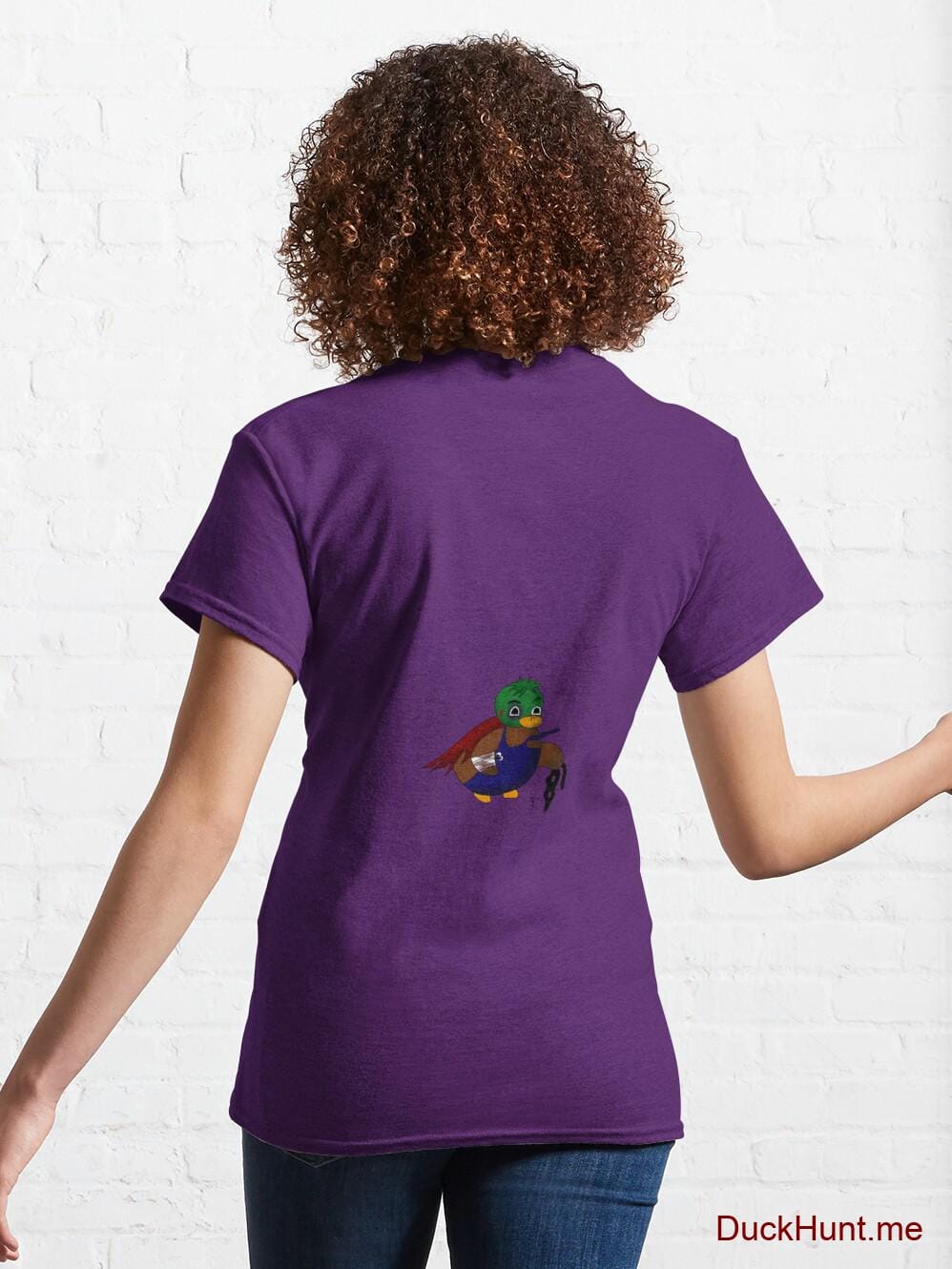 Dead DuckHunt Boss (smokeless) Purple Classic T-Shirt (Back printed) alternative image 4