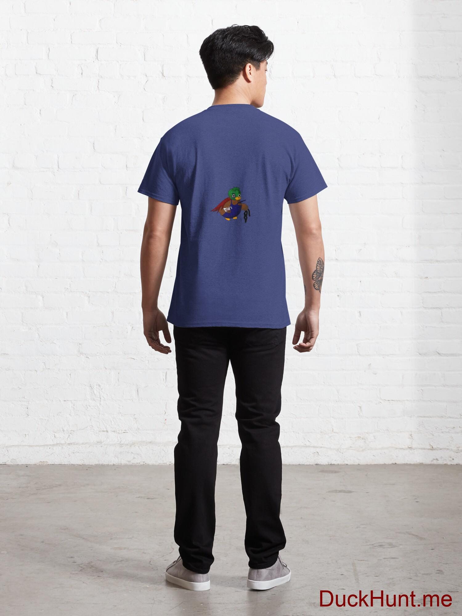 Dead DuckHunt Boss (smokeless) Blue Classic T-Shirt (Back printed) alternative image 3