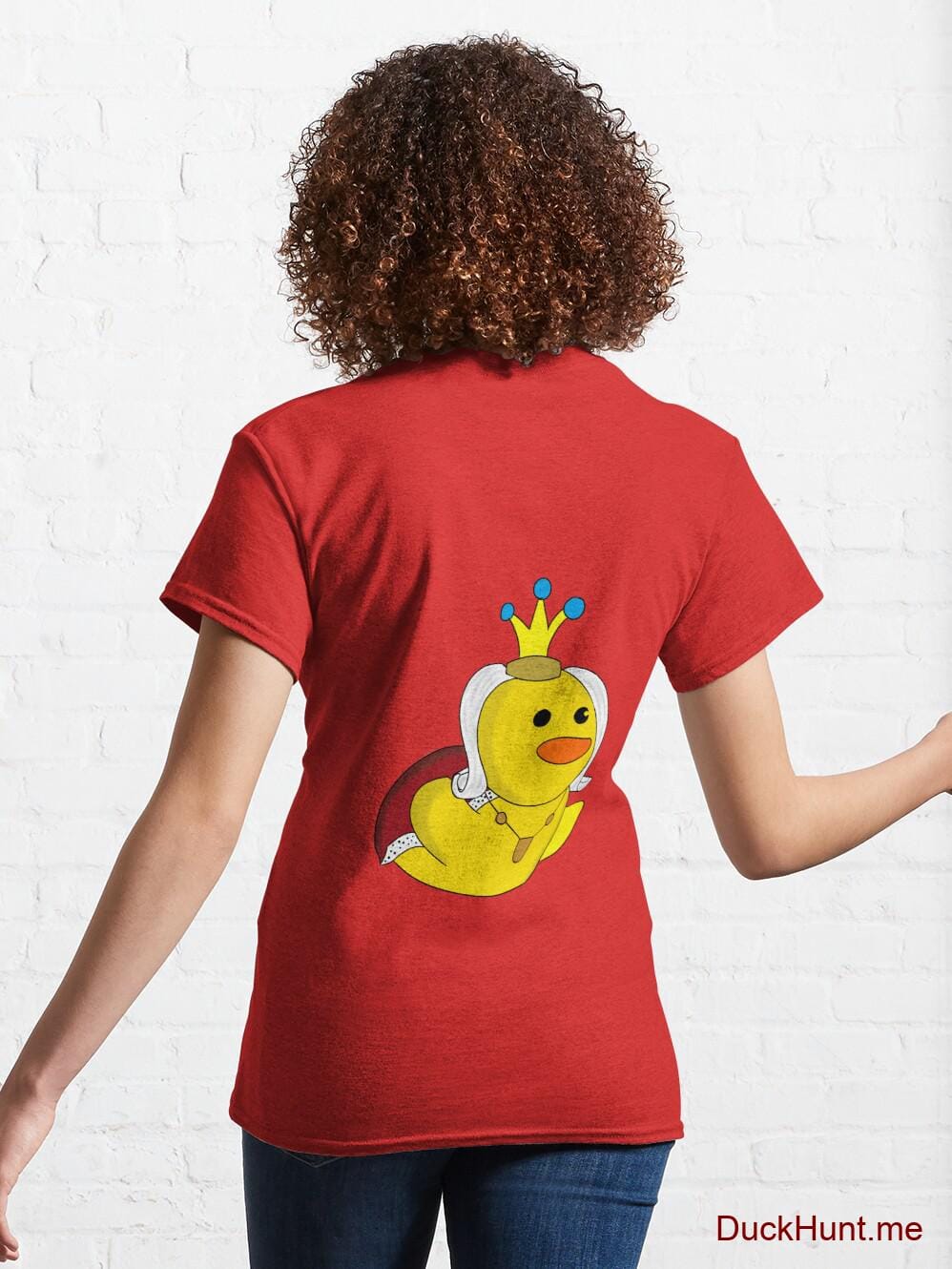 Royal Duck Red Classic T-Shirt (Back printed) alternative image 4