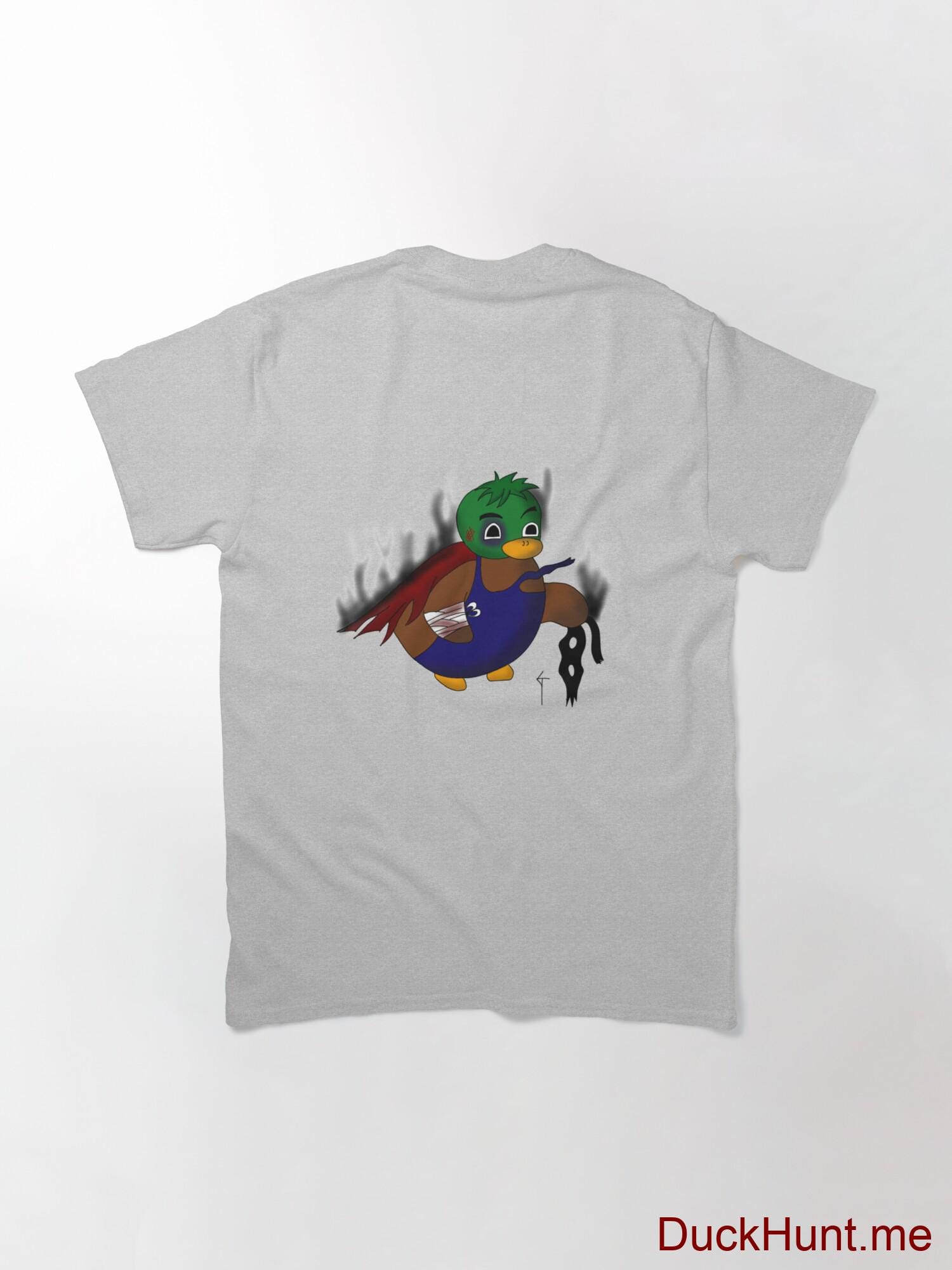 Dead Boss Duck (smoky) Heather Grey Classic T-Shirt (Back printed) alternative image 1