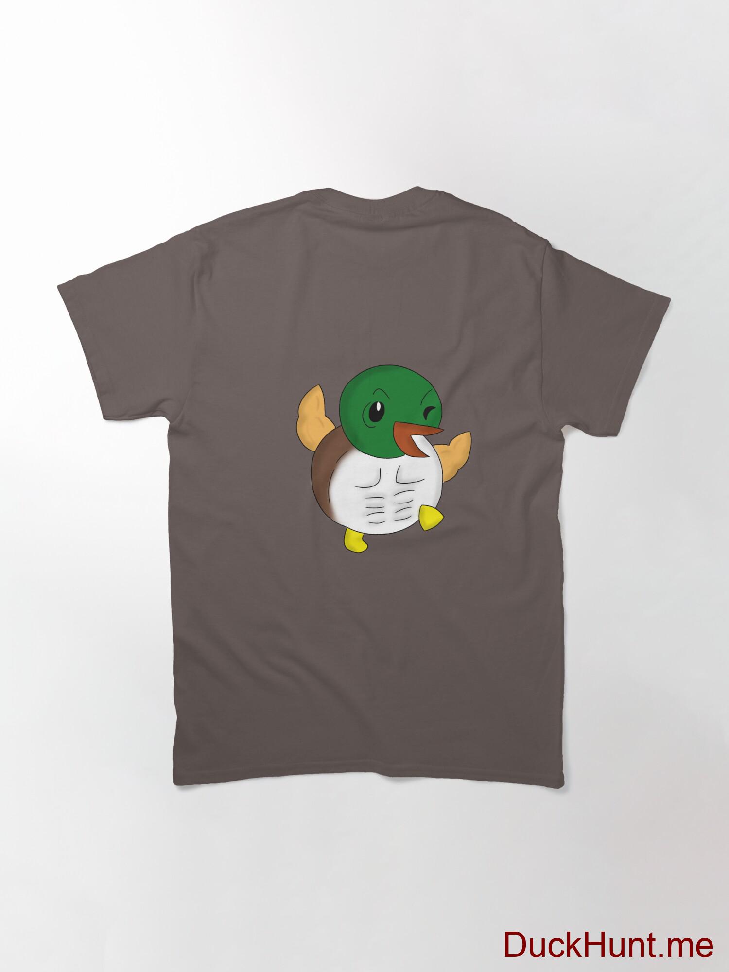 Super duck Dark Grey Classic T-Shirt (Back printed) alternative image 1