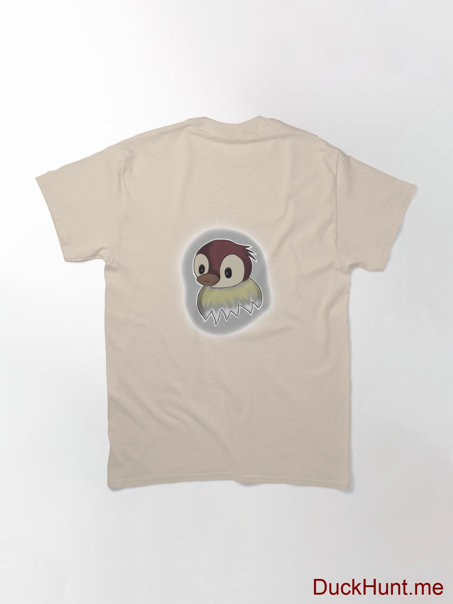Ghost Duck (foggy) Creme Classic T-Shirt (Back printed) alternative image 1