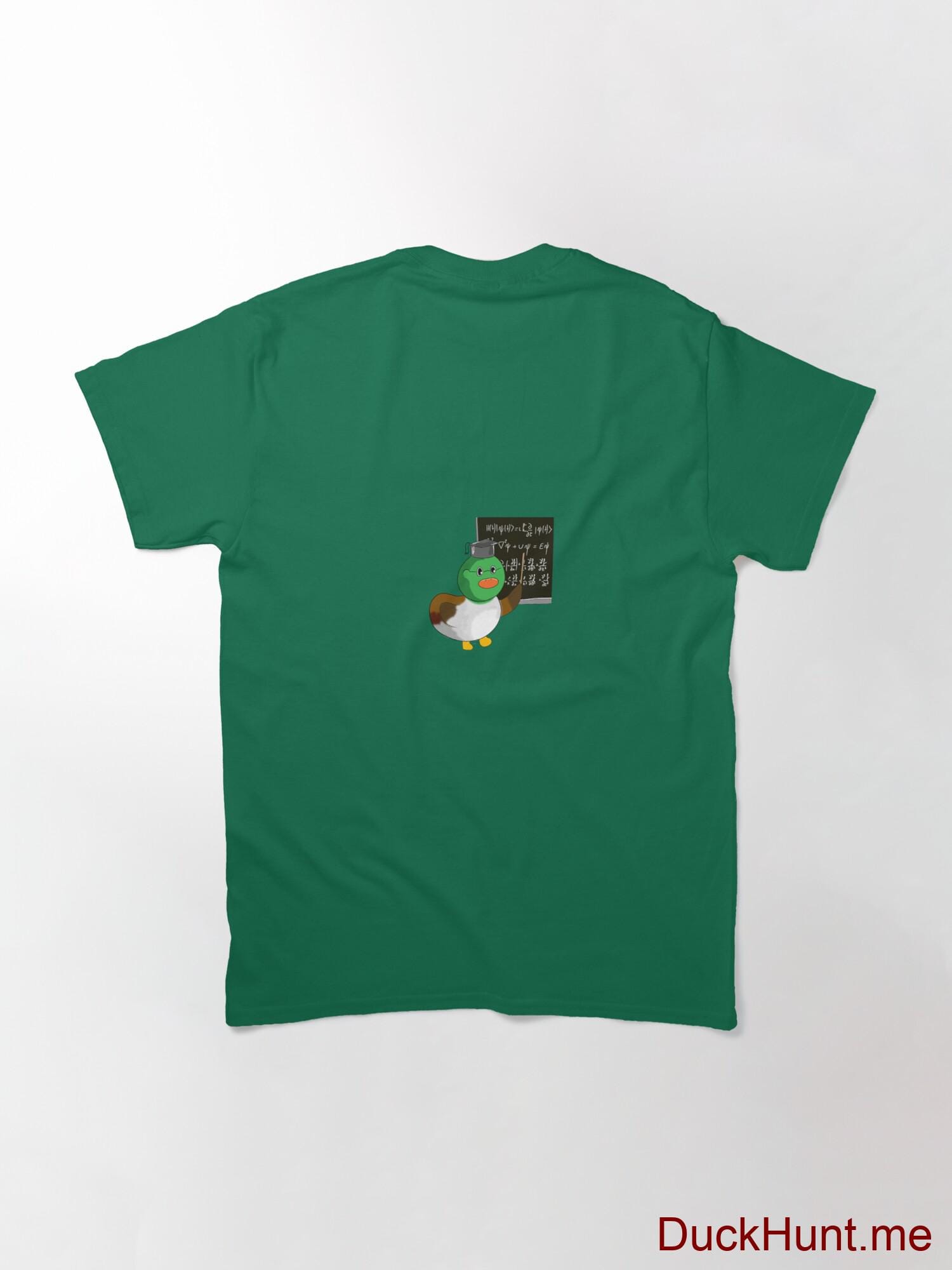 Prof Duck Green Classic T-Shirt (Back printed) alternative image 1
