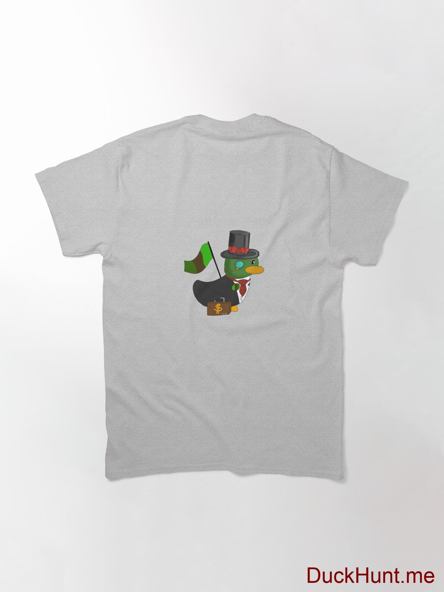 Golden Duck Heather Grey Classic T-Shirt (Back printed) alternative image 1