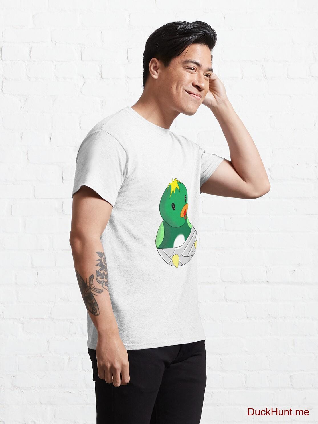 Baby duck White Classic T-Shirt (Front printed) alternative image 4