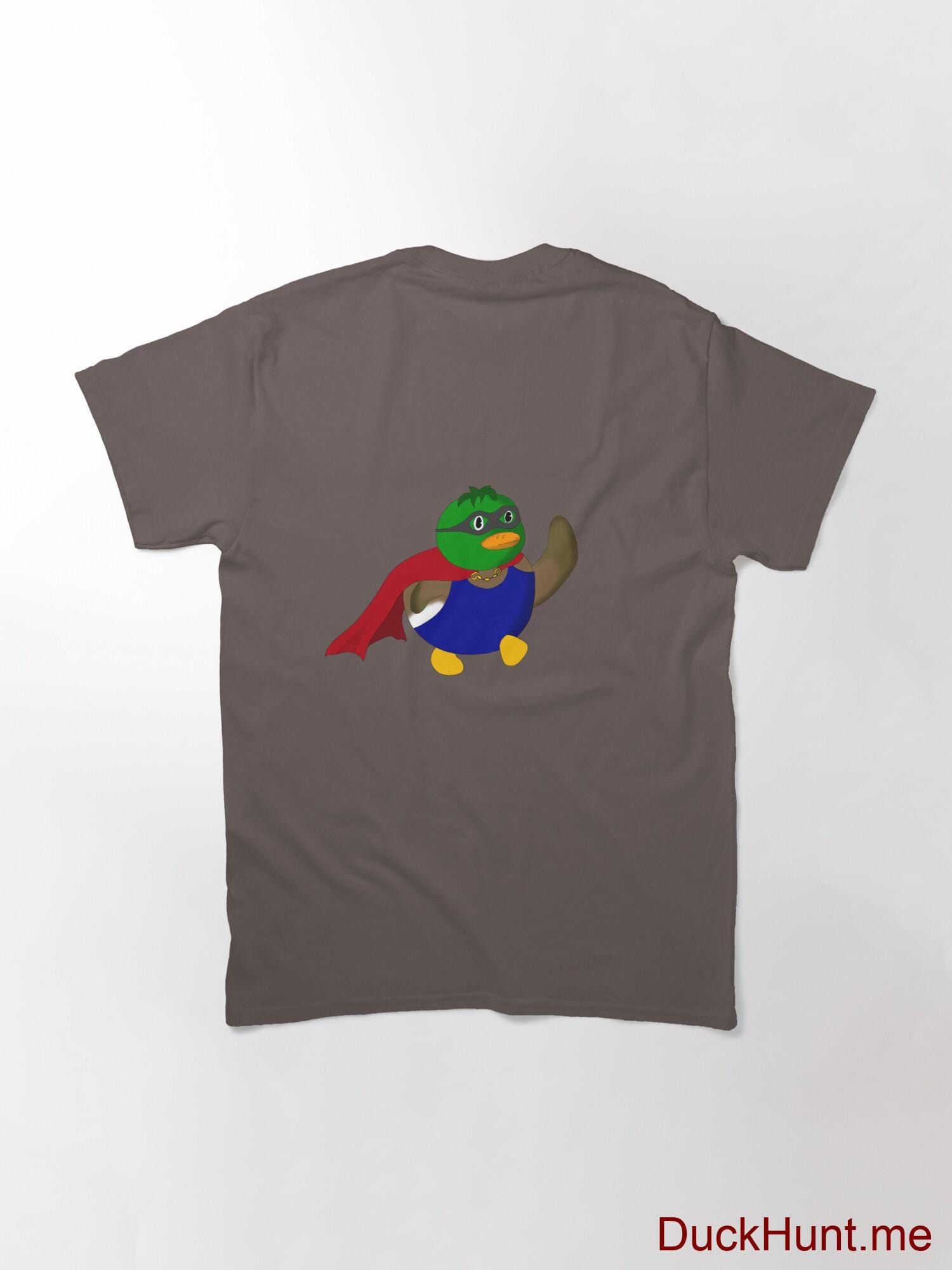 Alive Boss Duck Dark Grey Classic T-Shirt (Back printed) alternative image 1