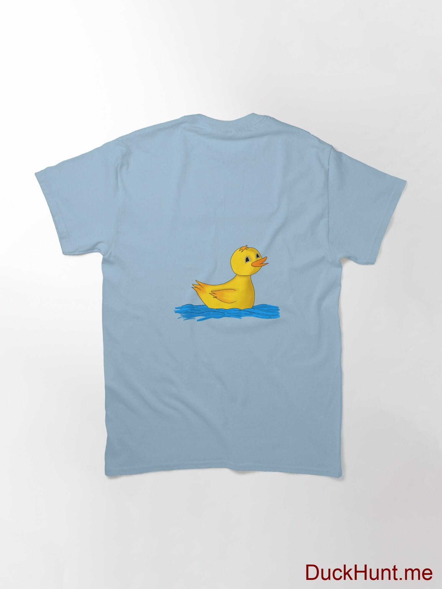 Plastic Duck Light Blue Classic T-Shirt (Back printed) alternative image 1