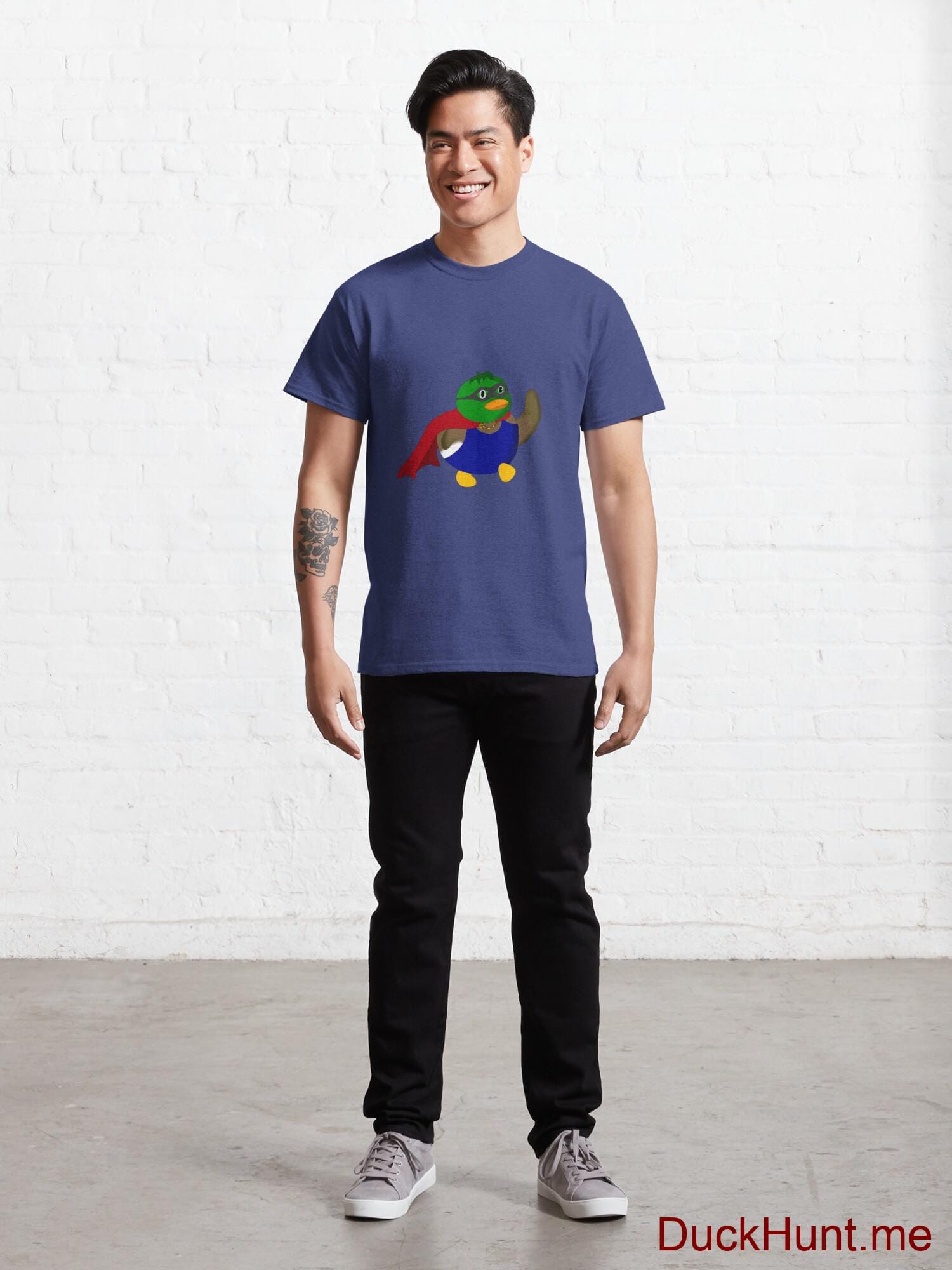 Alive Boss Duck Blue Classic T-Shirt (Front printed) alternative image 6