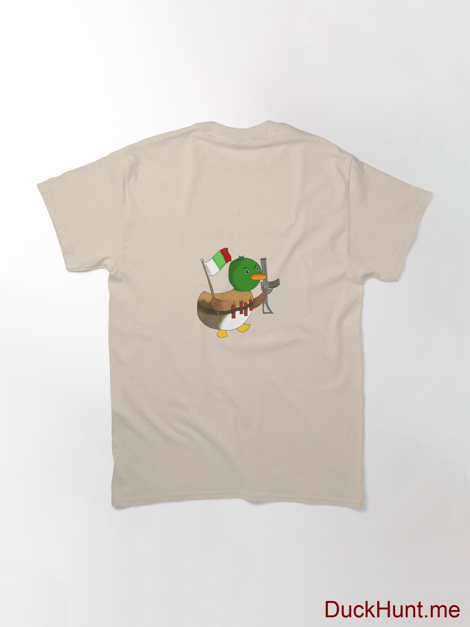 Kamikaze Duck Creme Classic T-Shirt (Back printed) alternative image 1