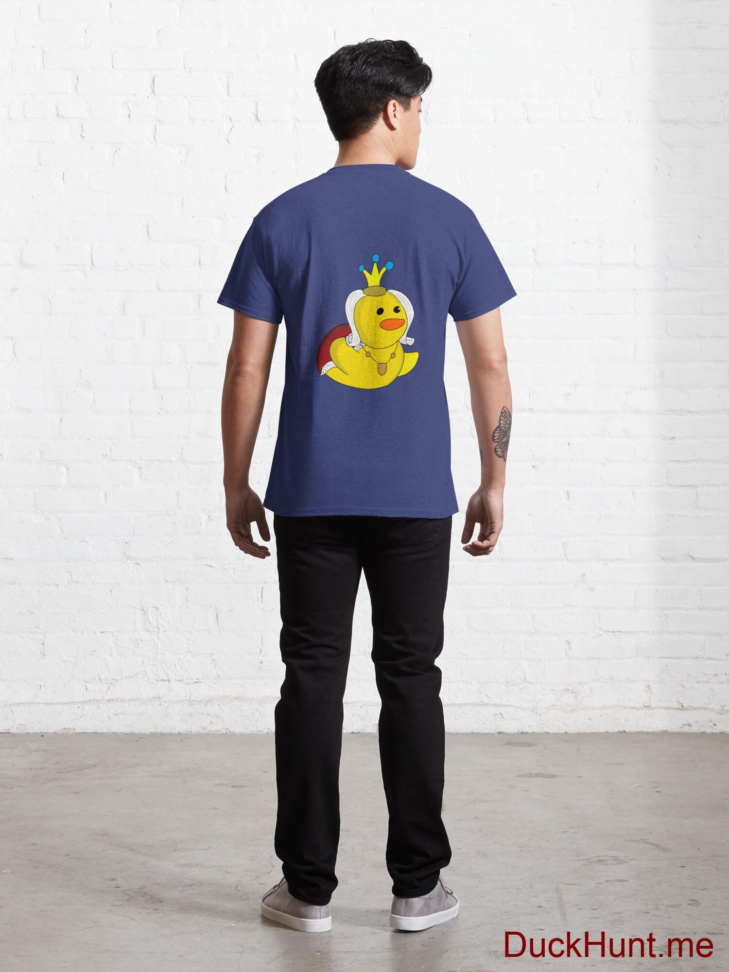 Royal Duck Blue Classic T-Shirt (Back printed) alternative image 3
