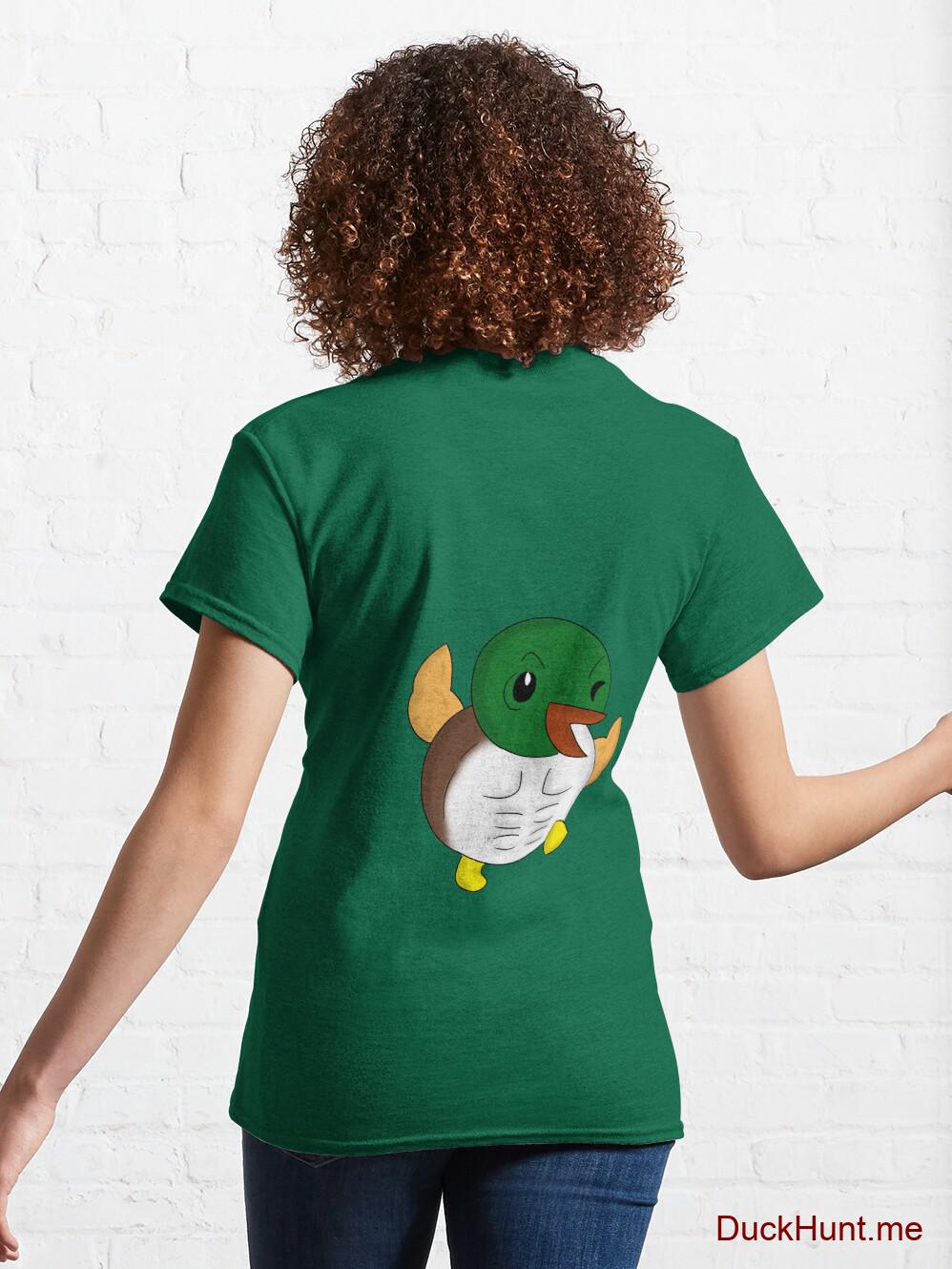 Super duck Green Classic T-Shirt (Back printed) alternative image 4