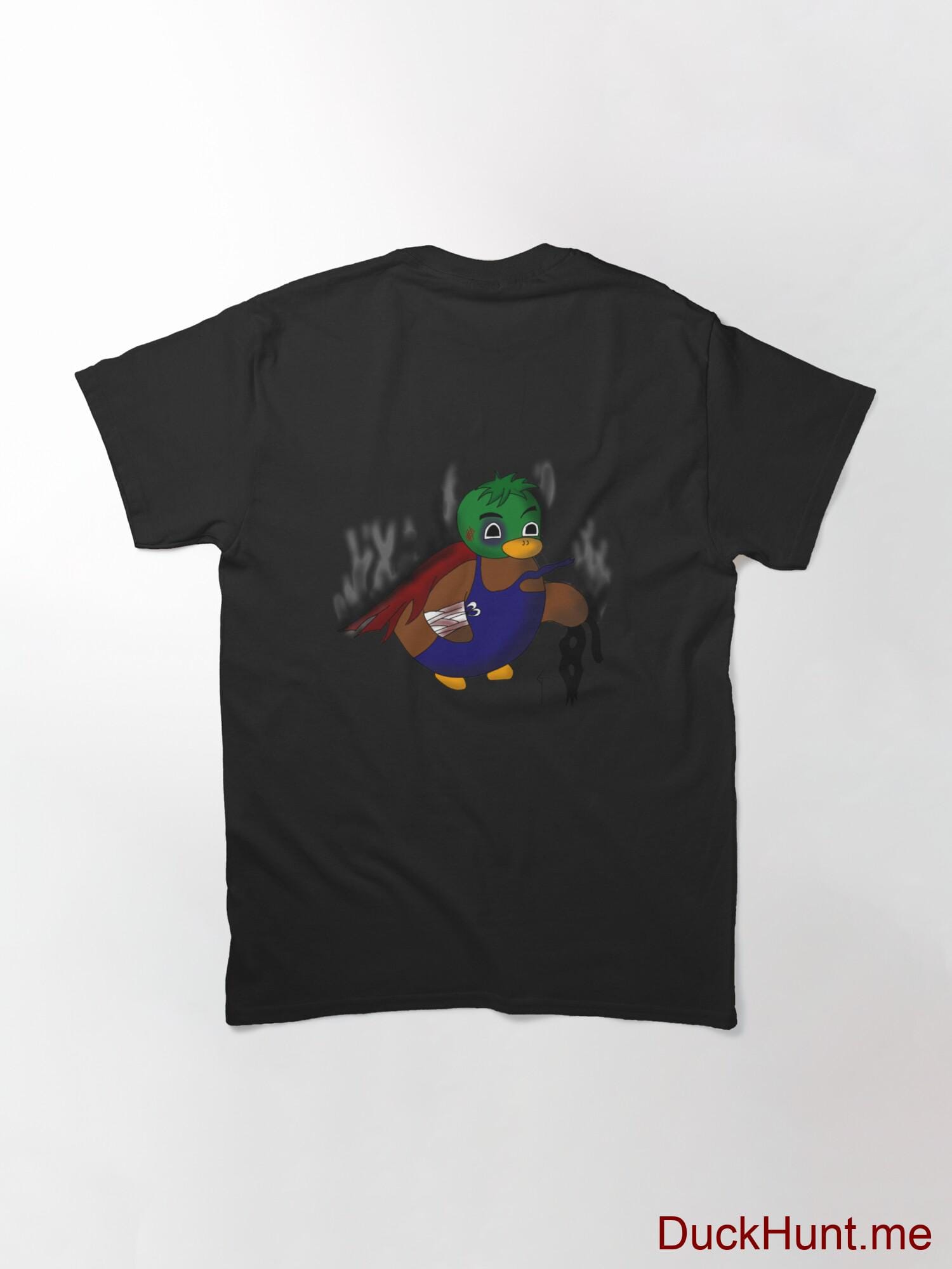Dead Boss Duck (smoky) Black Classic T-Shirt (Back printed) alternative image 1