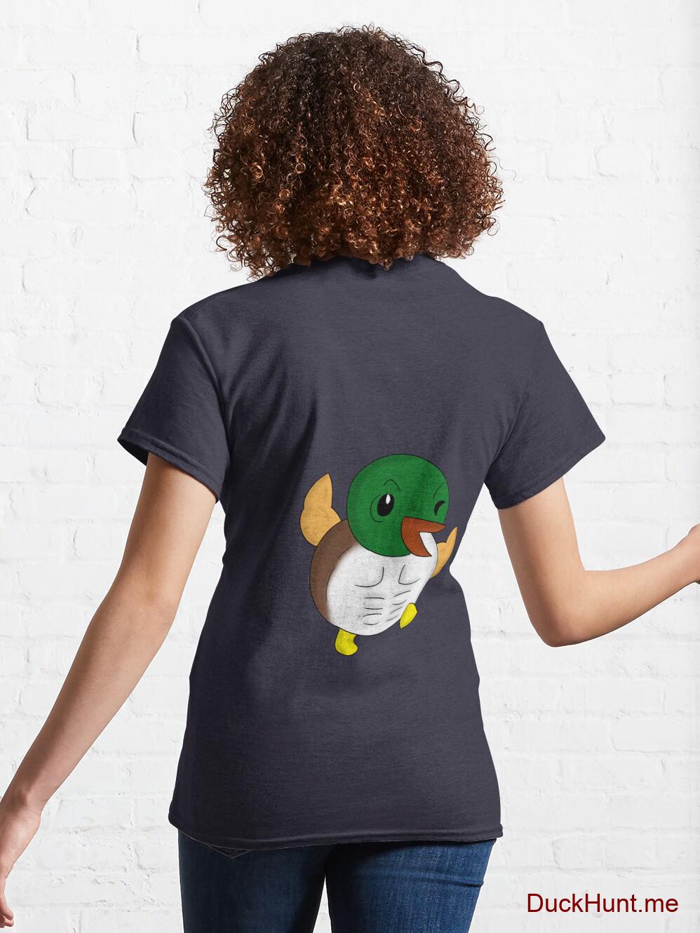 Super duck Navy Classic T-Shirt (Back printed) alternative image 4