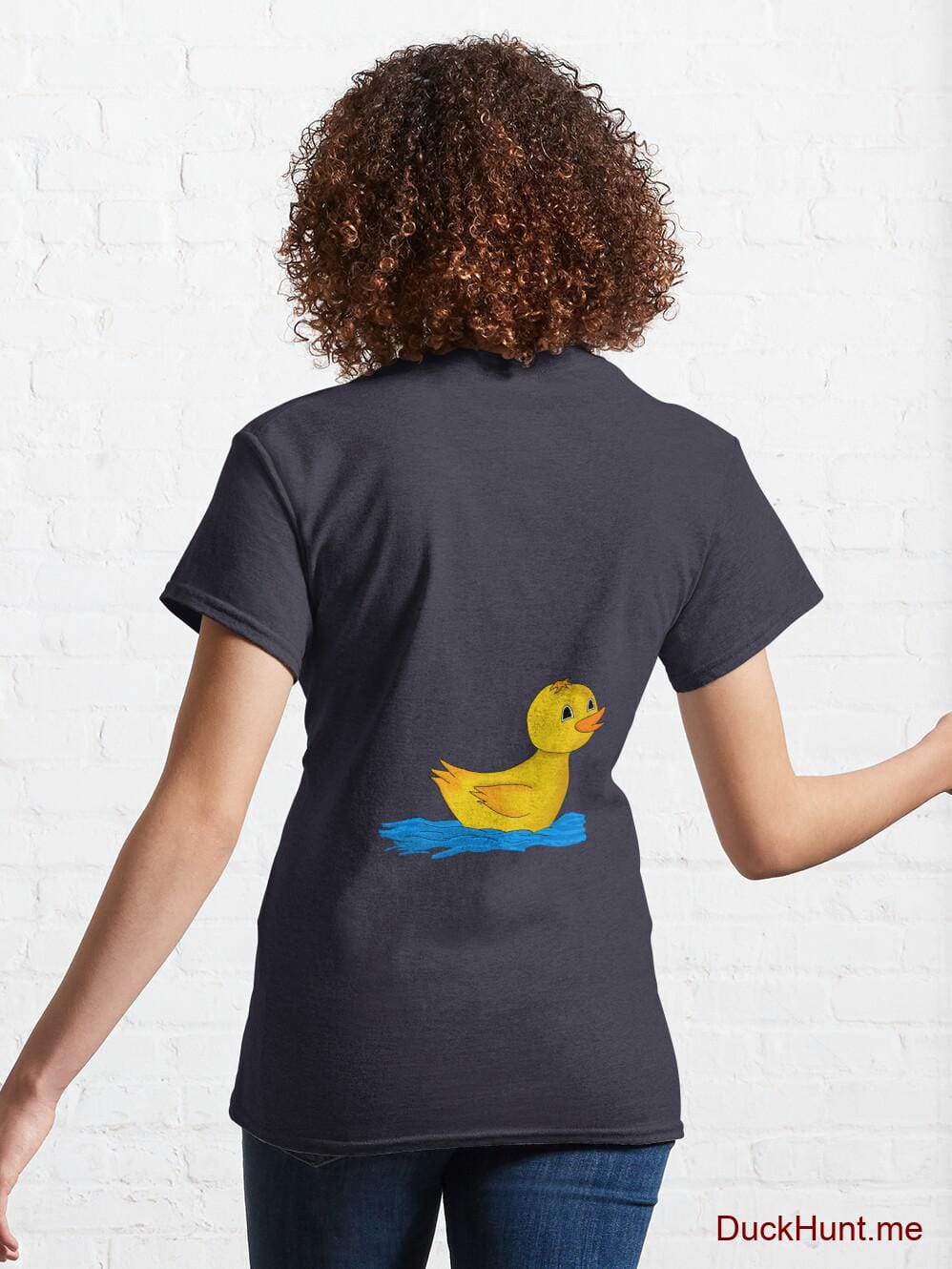 Plastic Duck Navy Classic T-Shirt (Back printed) alternative image 4