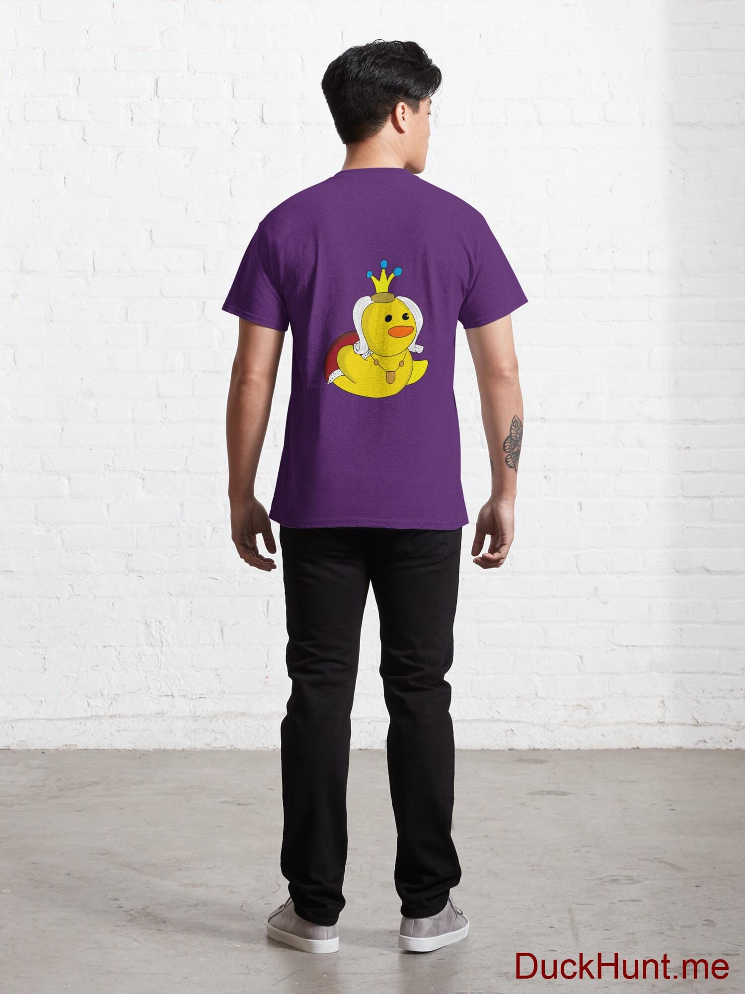 Royal Duck Purple Classic T-Shirt (Back printed) alternative image 3