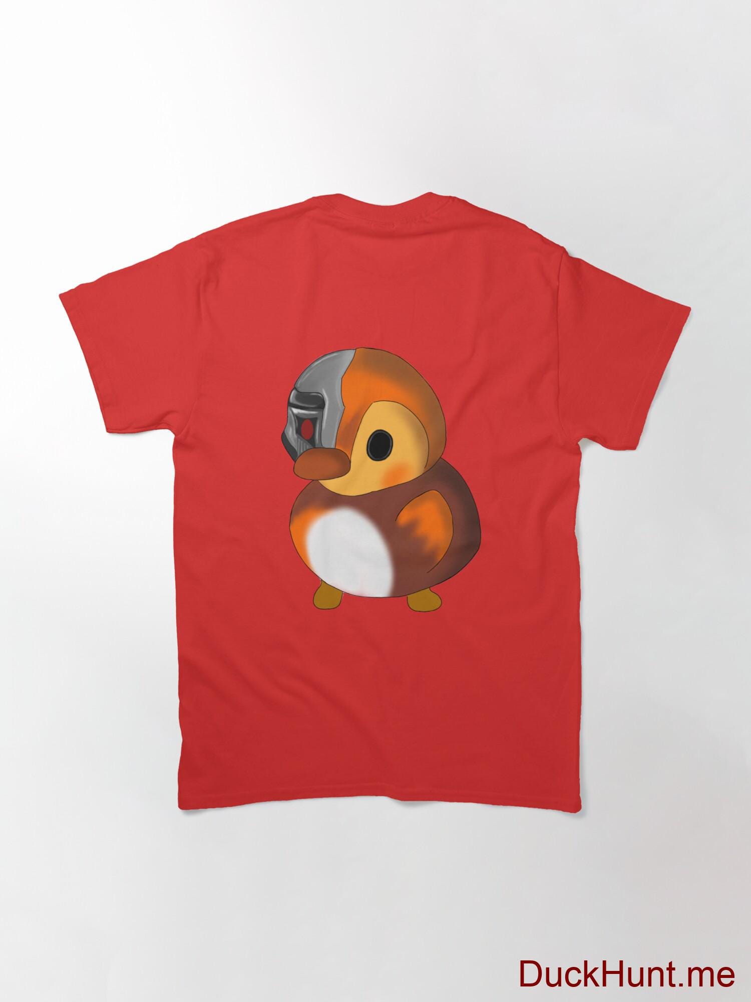 Mechanical Duck Red Classic T-Shirt (Back printed) alternative image 1