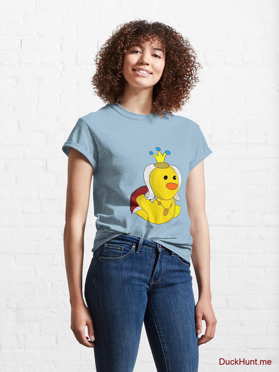 Royal Duck Light Blue Classic T-Shirt (Front printed) alternative image 3