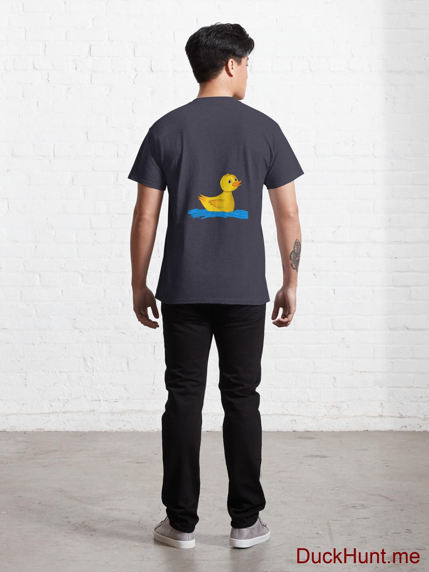 Plastic Duck Navy Classic T-Shirt (Back printed) alternative image 3
