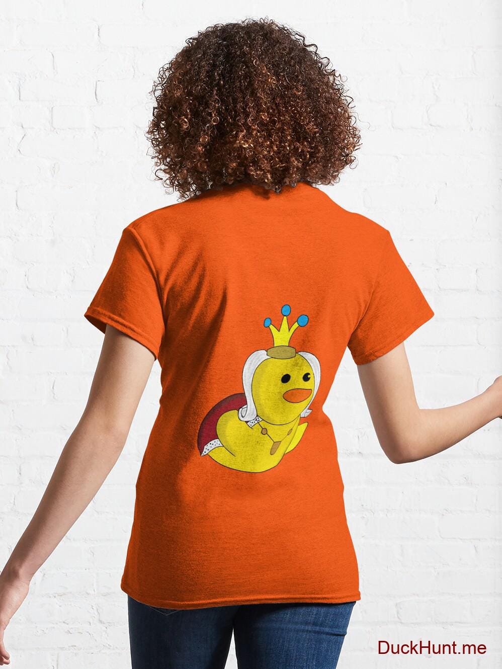 Royal Duck Orange Classic T-Shirt (Back printed) alternative image 4