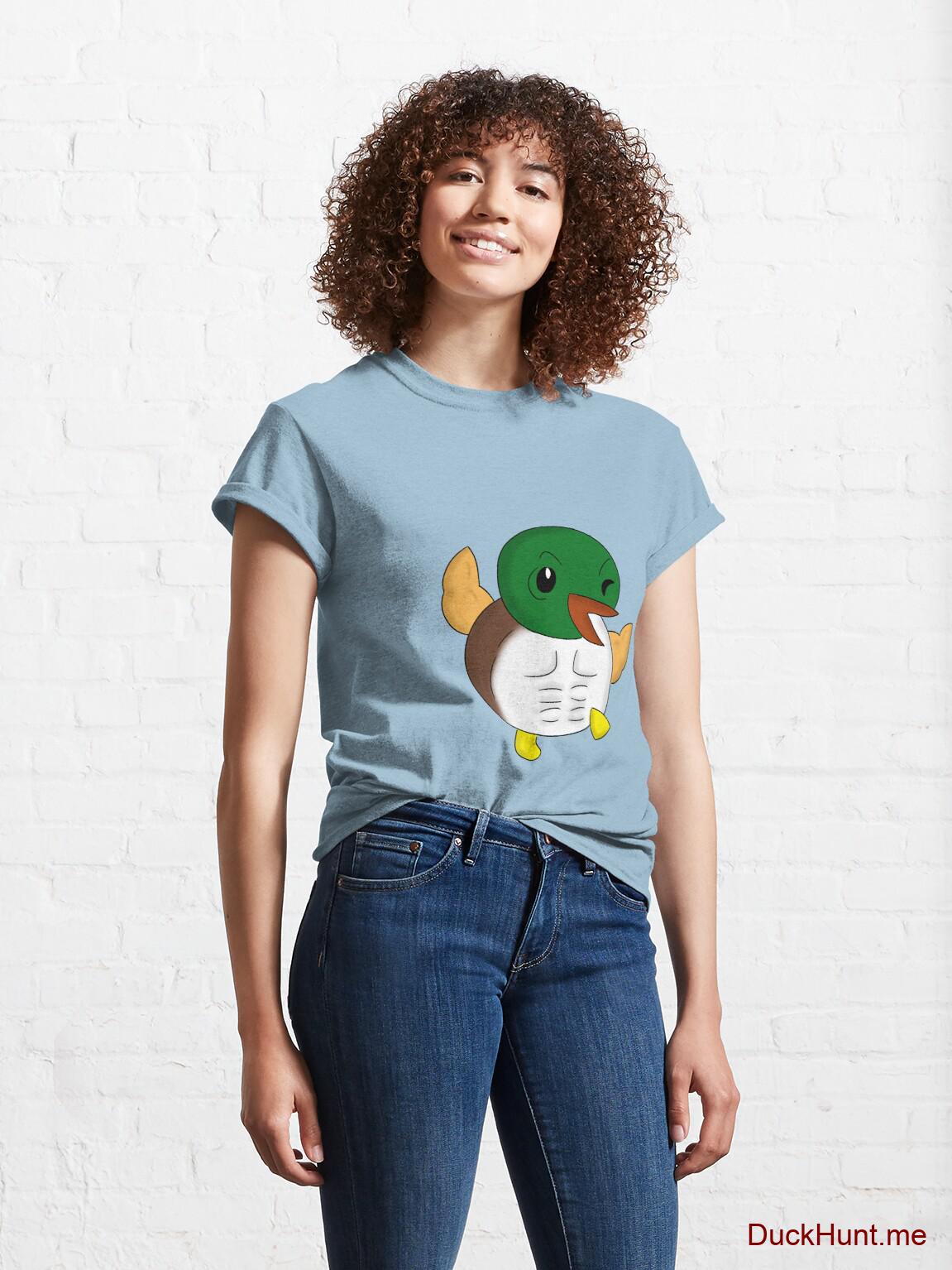 Super duck Light Blue Classic T-Shirt (Front printed) alternative image 3
