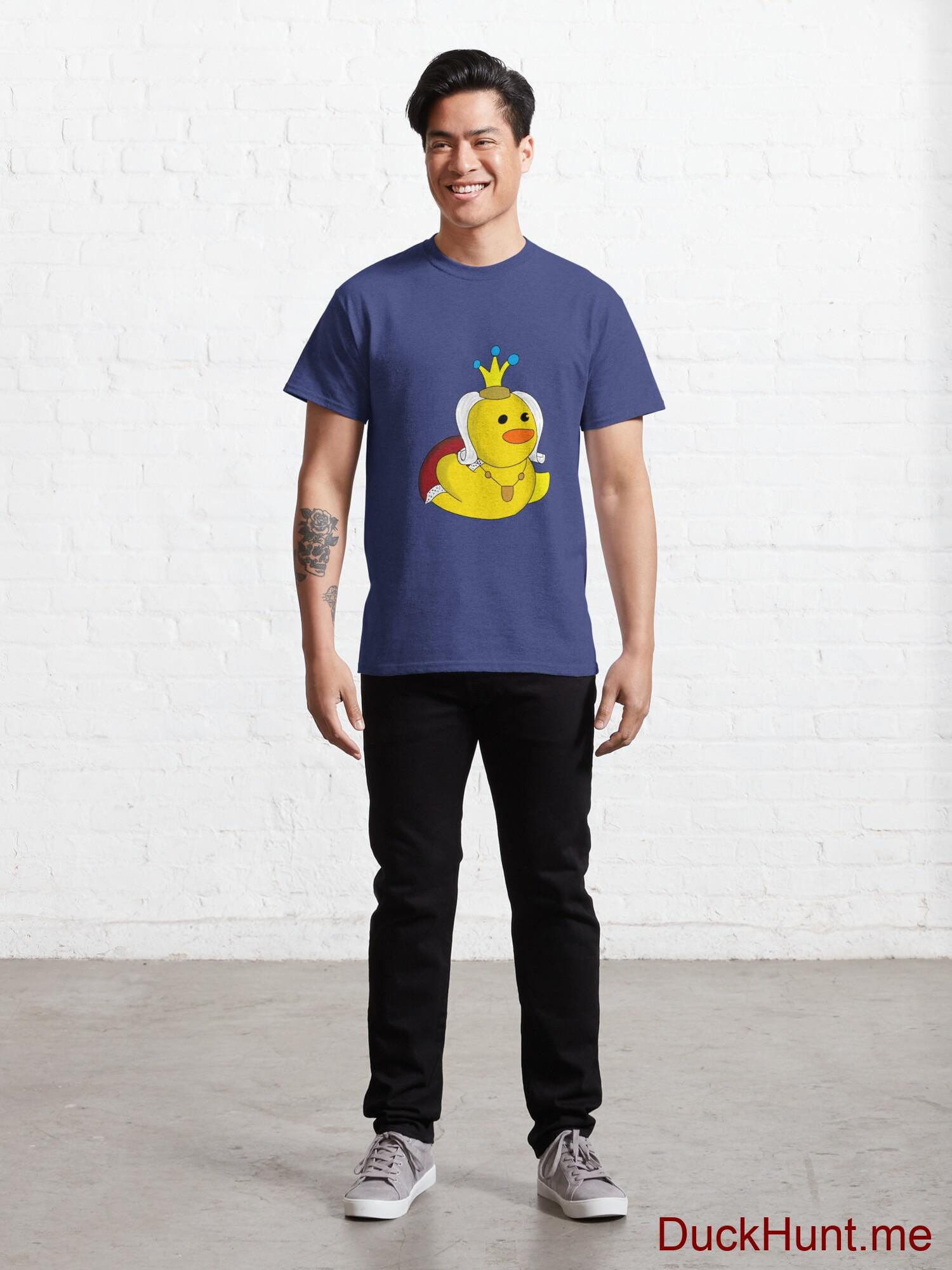Royal Duck Blue Classic T-Shirt (Front printed) alternative image 6