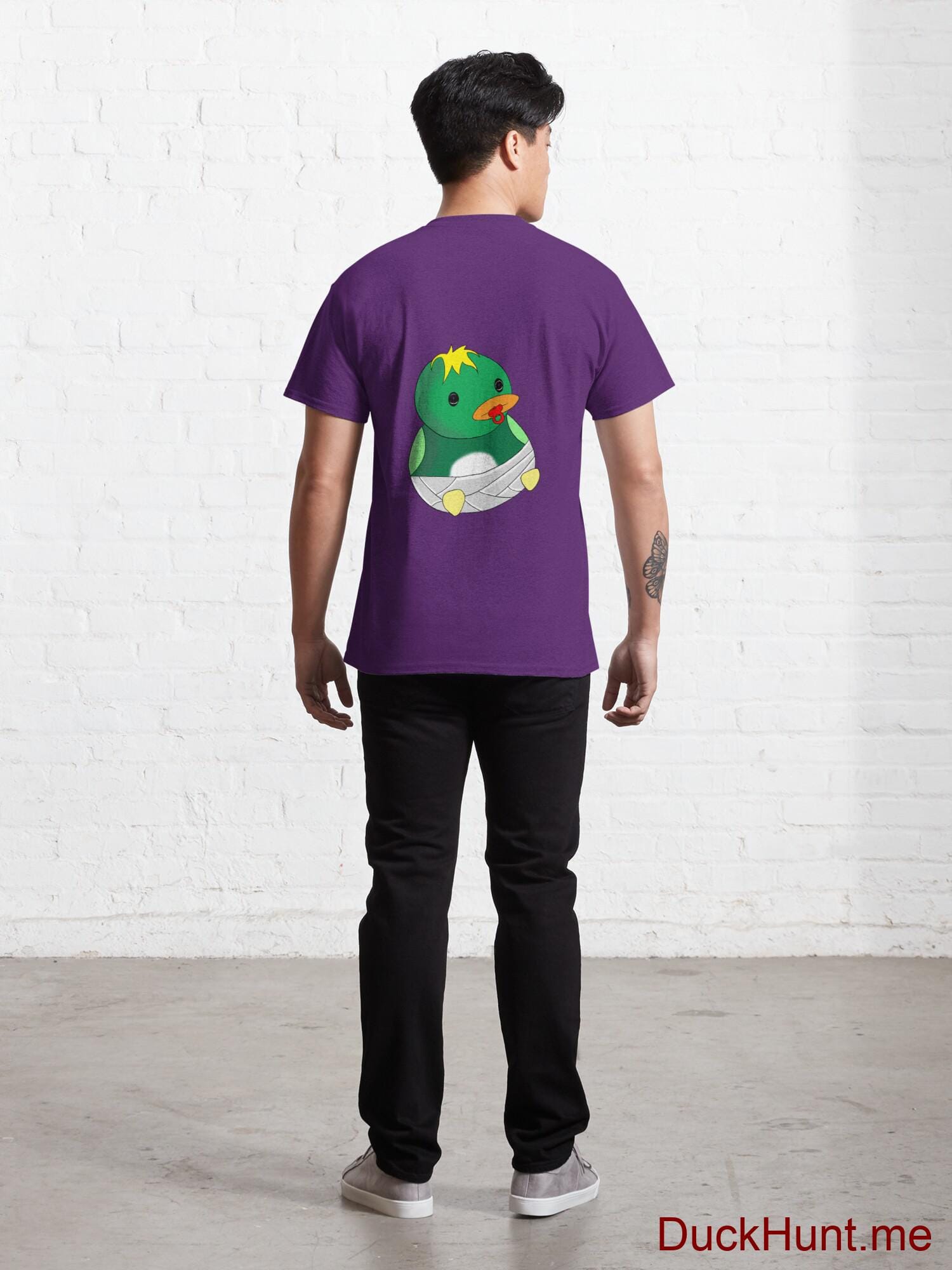 Baby duck Purple Classic T-Shirt (Back printed) alternative image 3