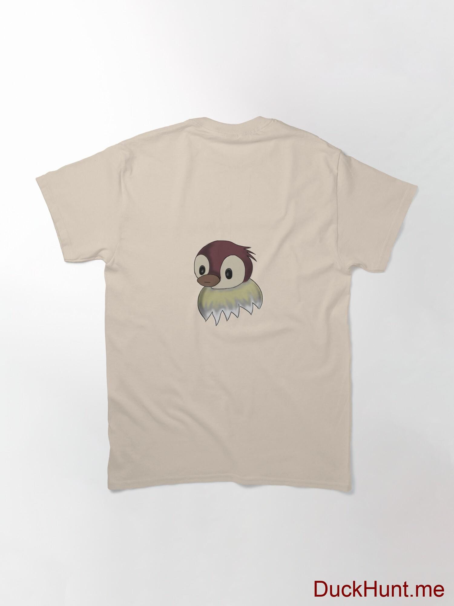 Ghost Duck (fogless) Creme Classic T-Shirt (Back printed) alternative image 1