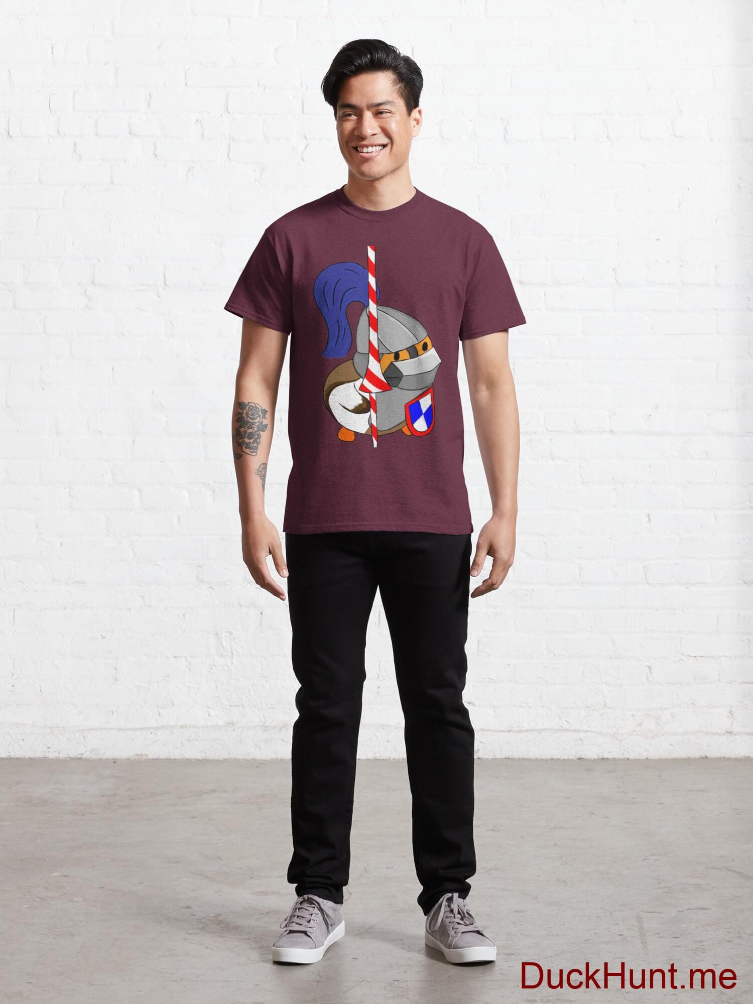 Armored Duck Dark Red Classic T-Shirt (Front printed) alternative image 6