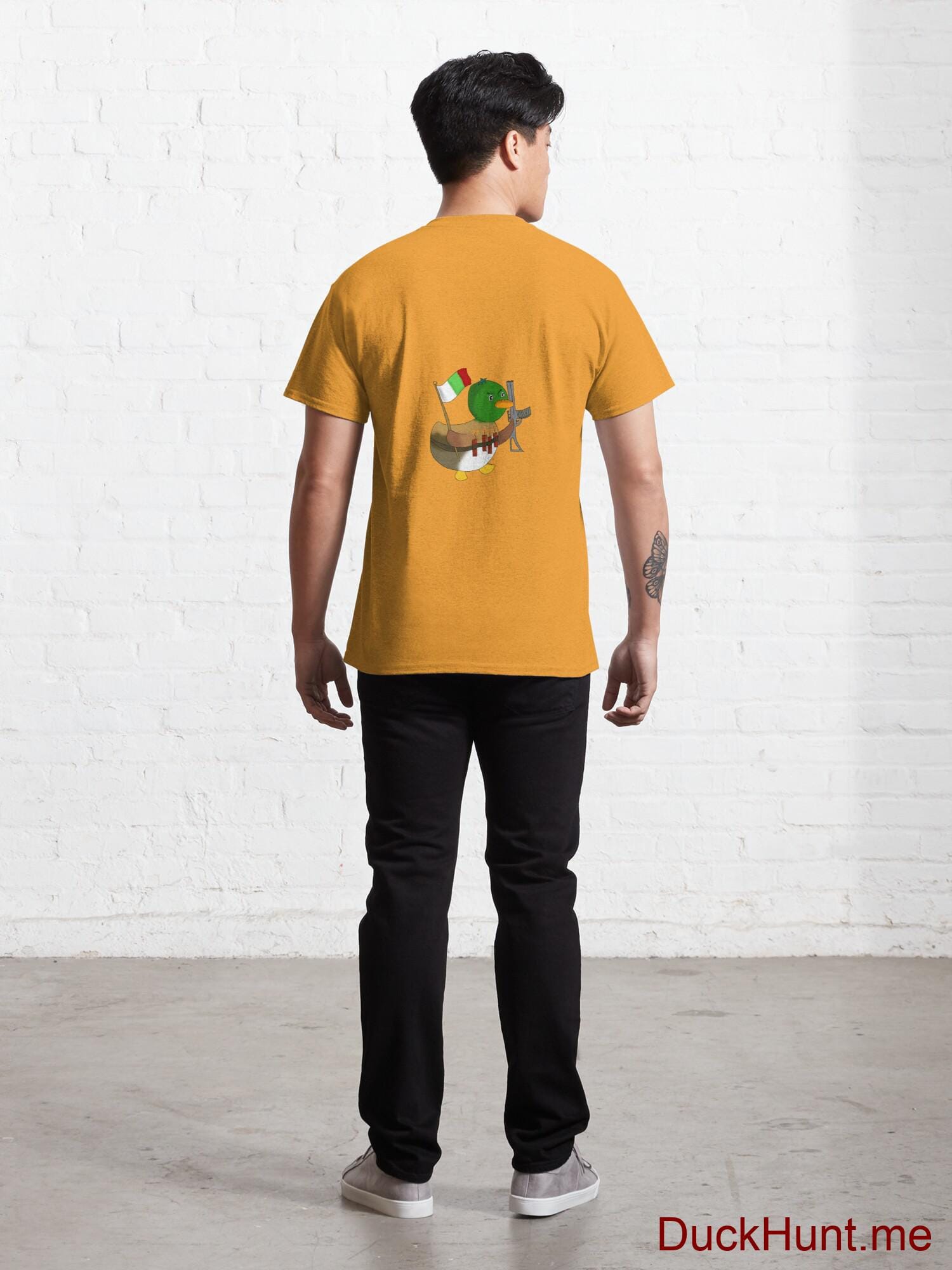 Kamikaze Duck Gold Classic T-Shirt (Back printed) alternative image 3