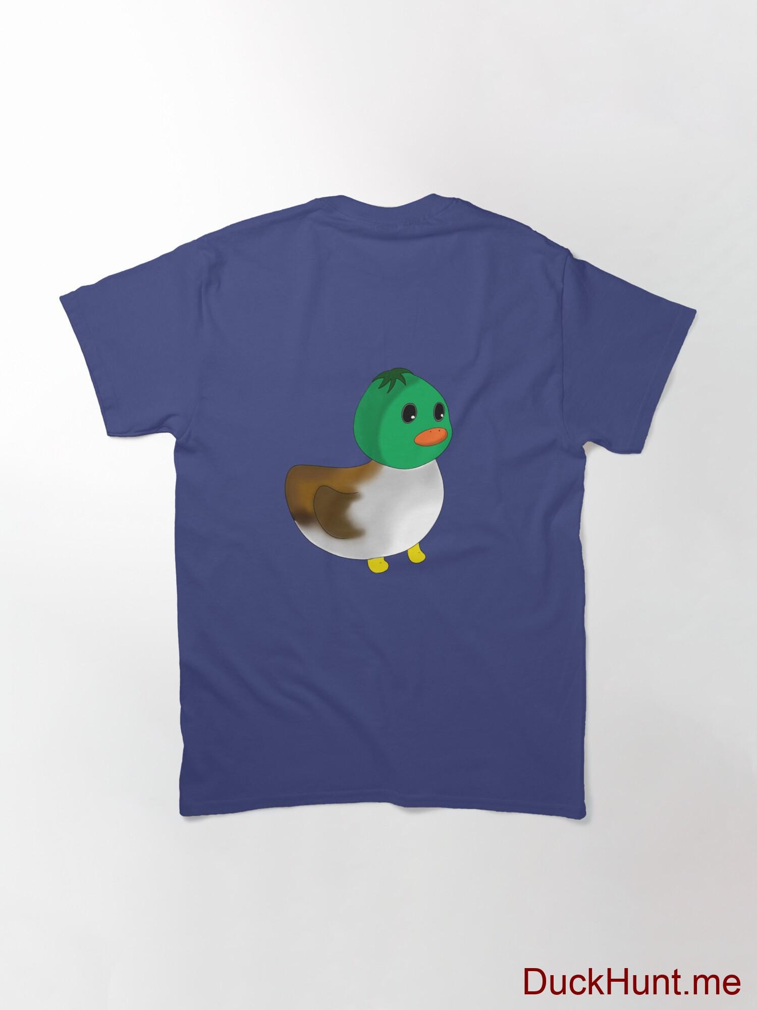 Normal Duck Blue Classic T-Shirt (Back printed) alternative image 1