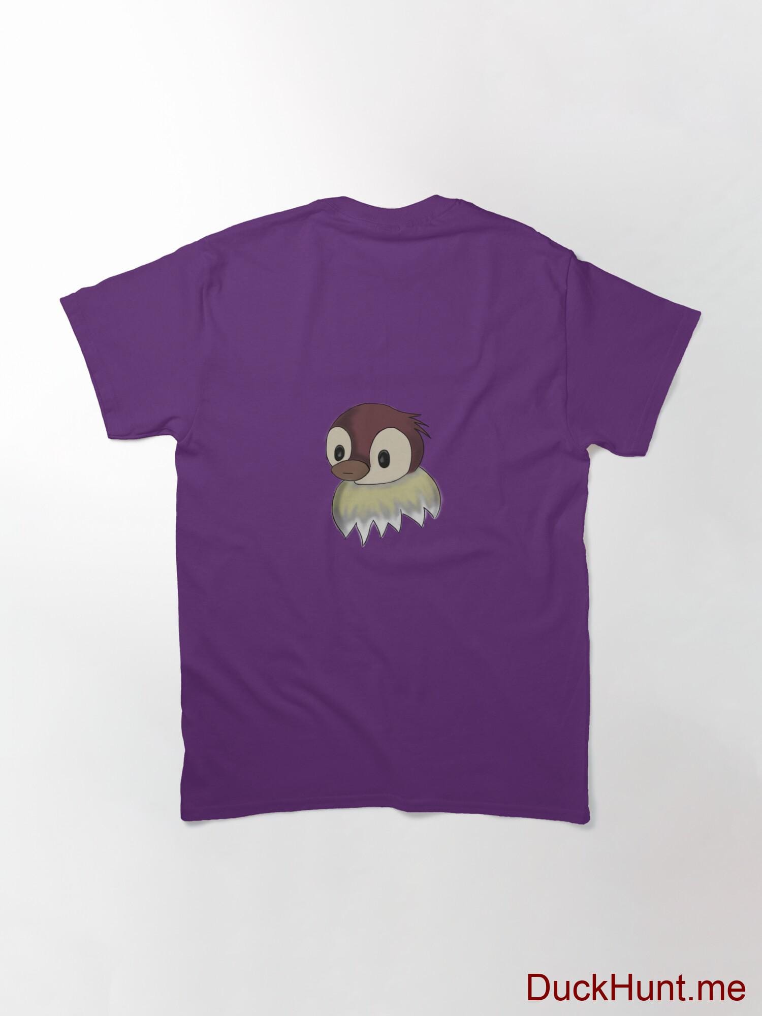 Ghost Duck (fogless) Purple Classic T-Shirt (Back printed) alternative image 1