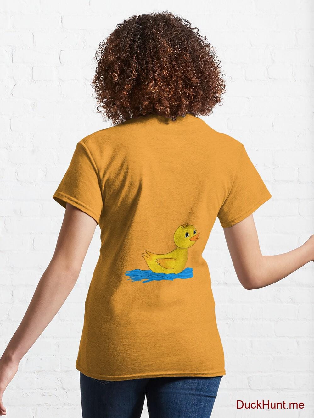 Plastic Duck Gold Classic T-Shirt (Back printed) alternative image 4